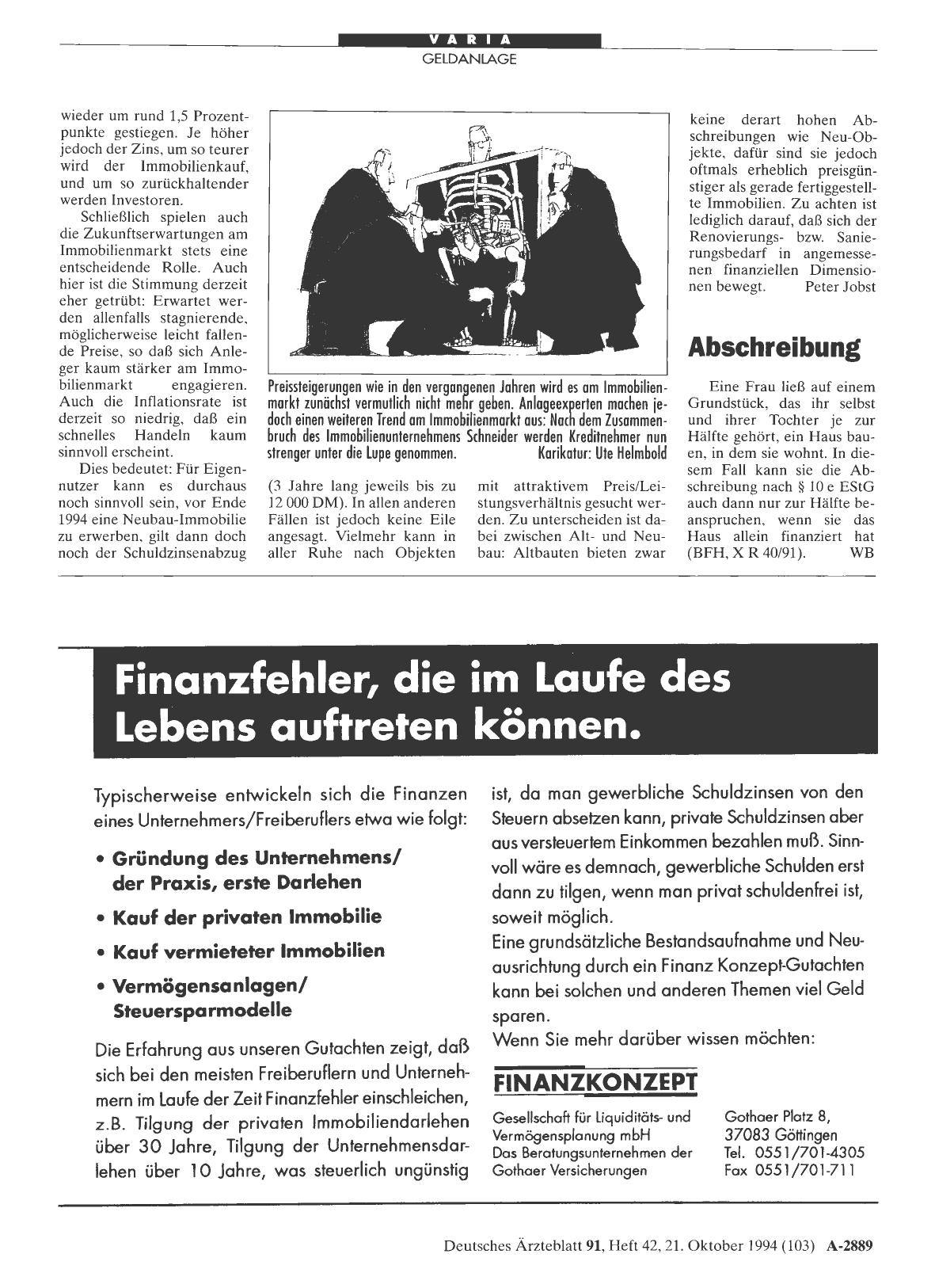 Vorschauseite 1: Abschreibung