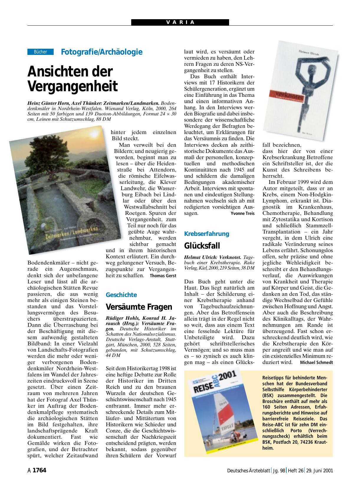 Vorschauseite 1: Reisetipps für behinderte Menschen