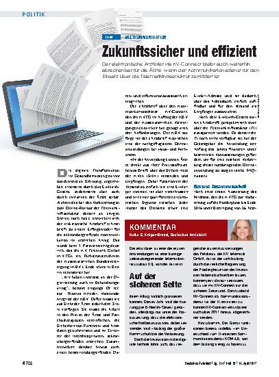 Vorschauseite 1: Arztkommunikation: Zukunftssicher und effizient