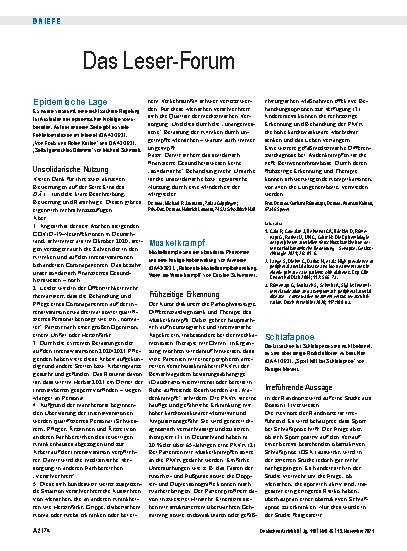 Vorschauseite 1: Schlafapnoe: Irreführende Aussage