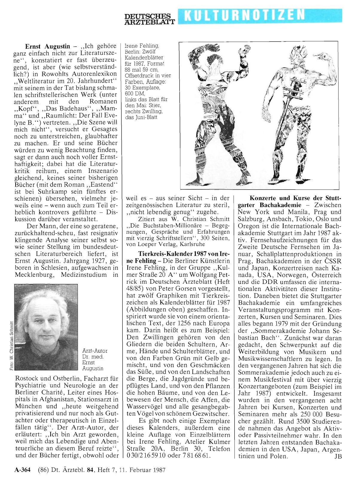Vorschauseite 1: Ernst Augustin