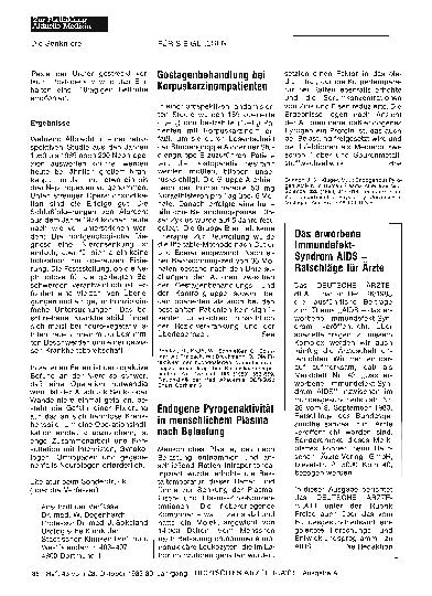 Vorschauseite 1: Gestagenbehandlung bei Korpuskarzinompatienten