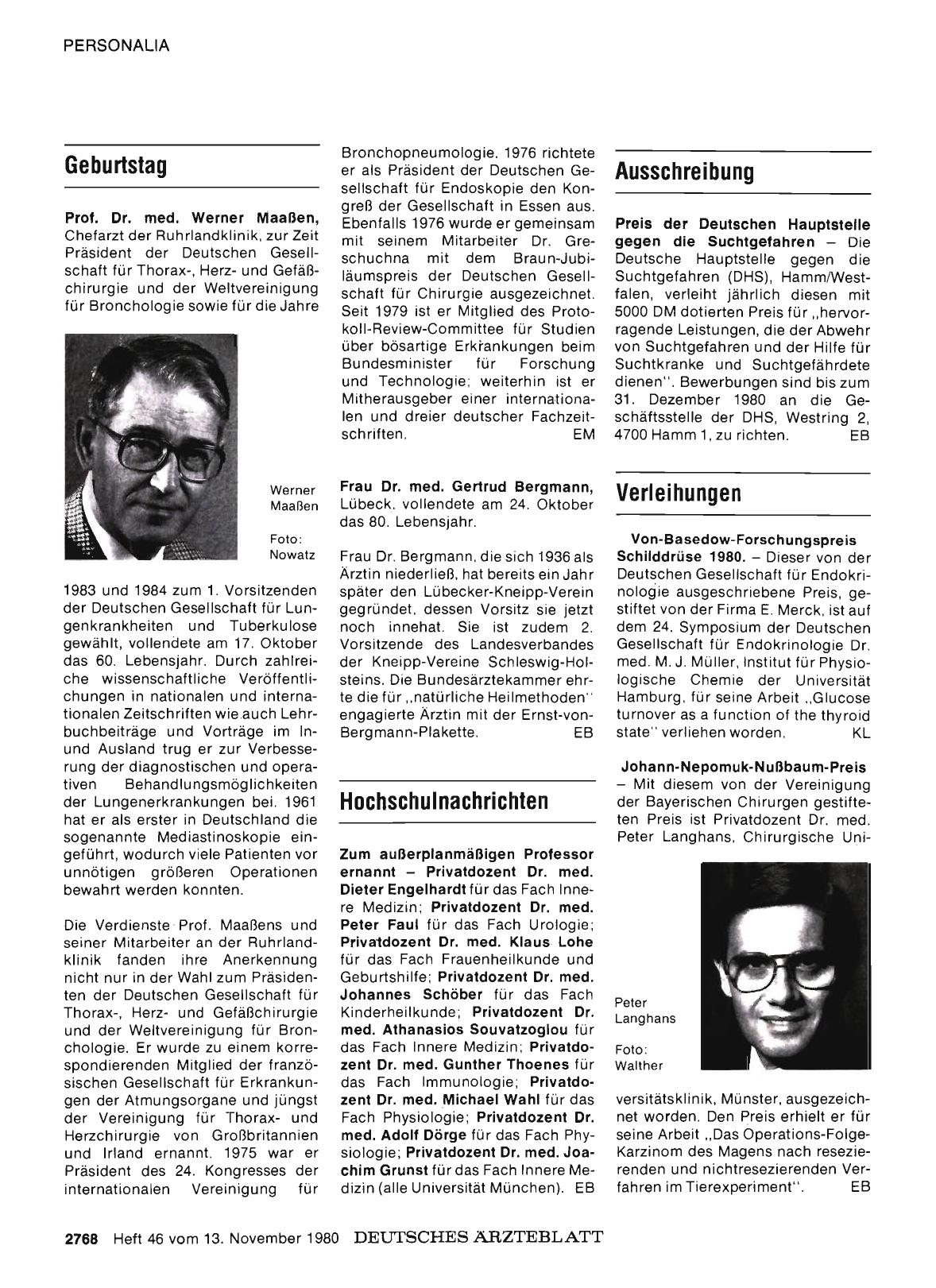Vorschauseite 1: Ausschreibung