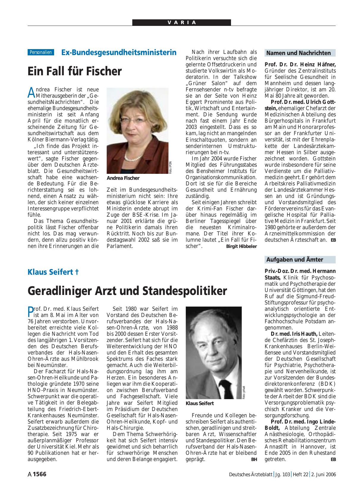 Vorschauseite 1: Aufgaben und Ämter