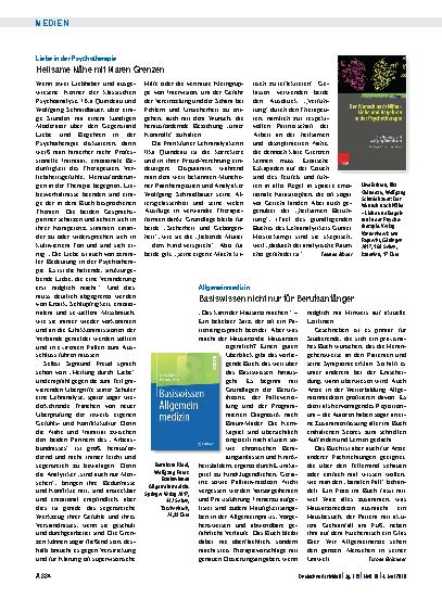 Vorschauseite 1: Liebe in der Psychotherapie: Heilsame Nähe mit klaren Grenzen