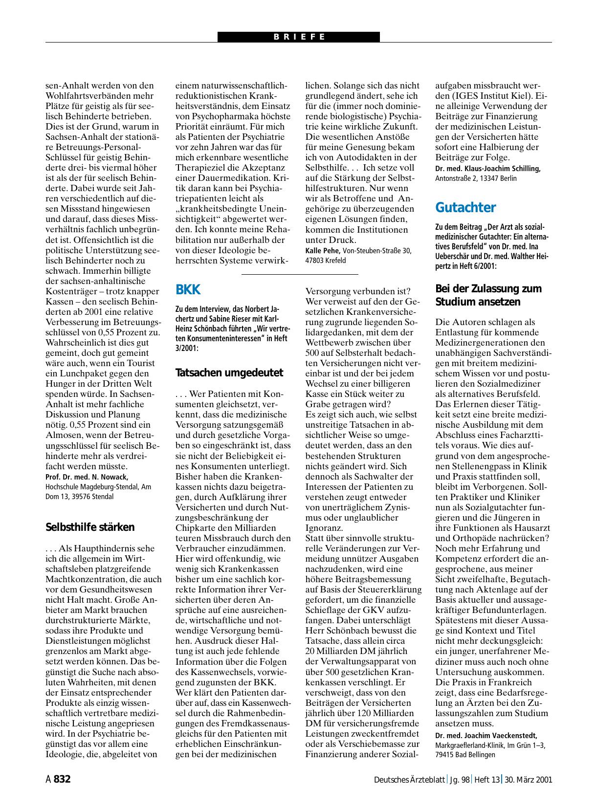 Vorschauseite 1: BKK: Tatsachen umgedeutet