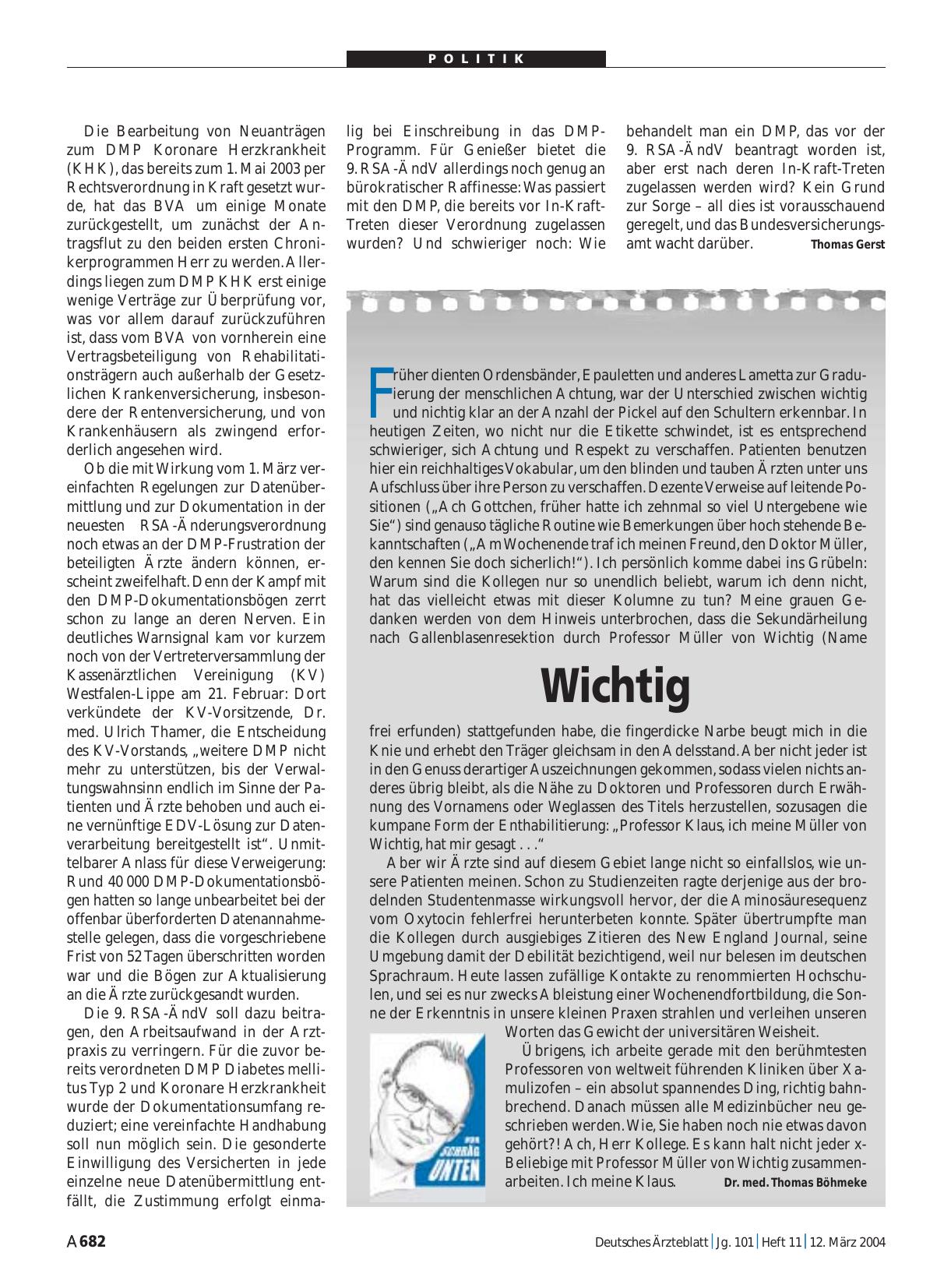 Vorschauseite 1: Wichtig