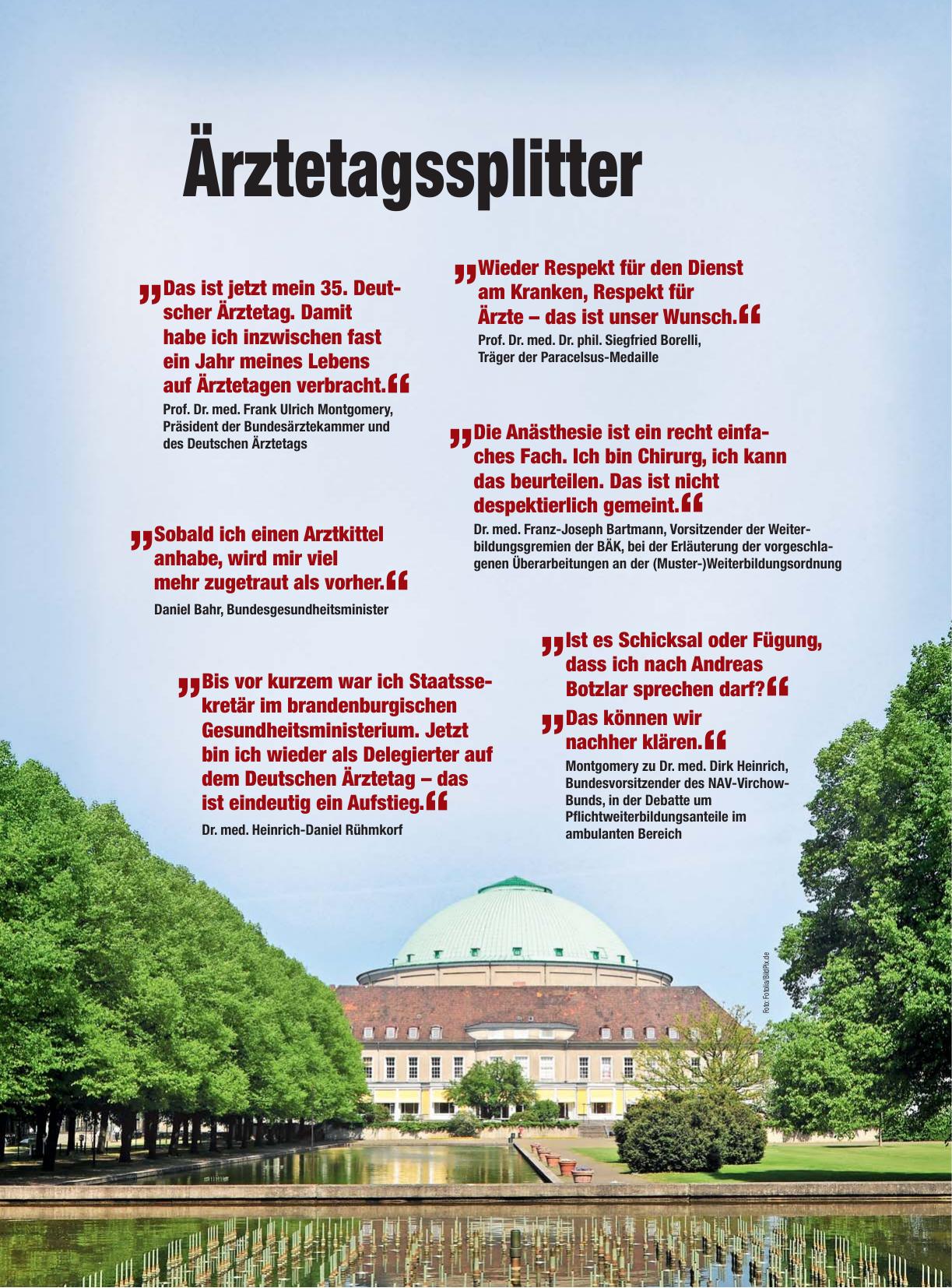Vorschauseite 1: Ärztetagssplitter