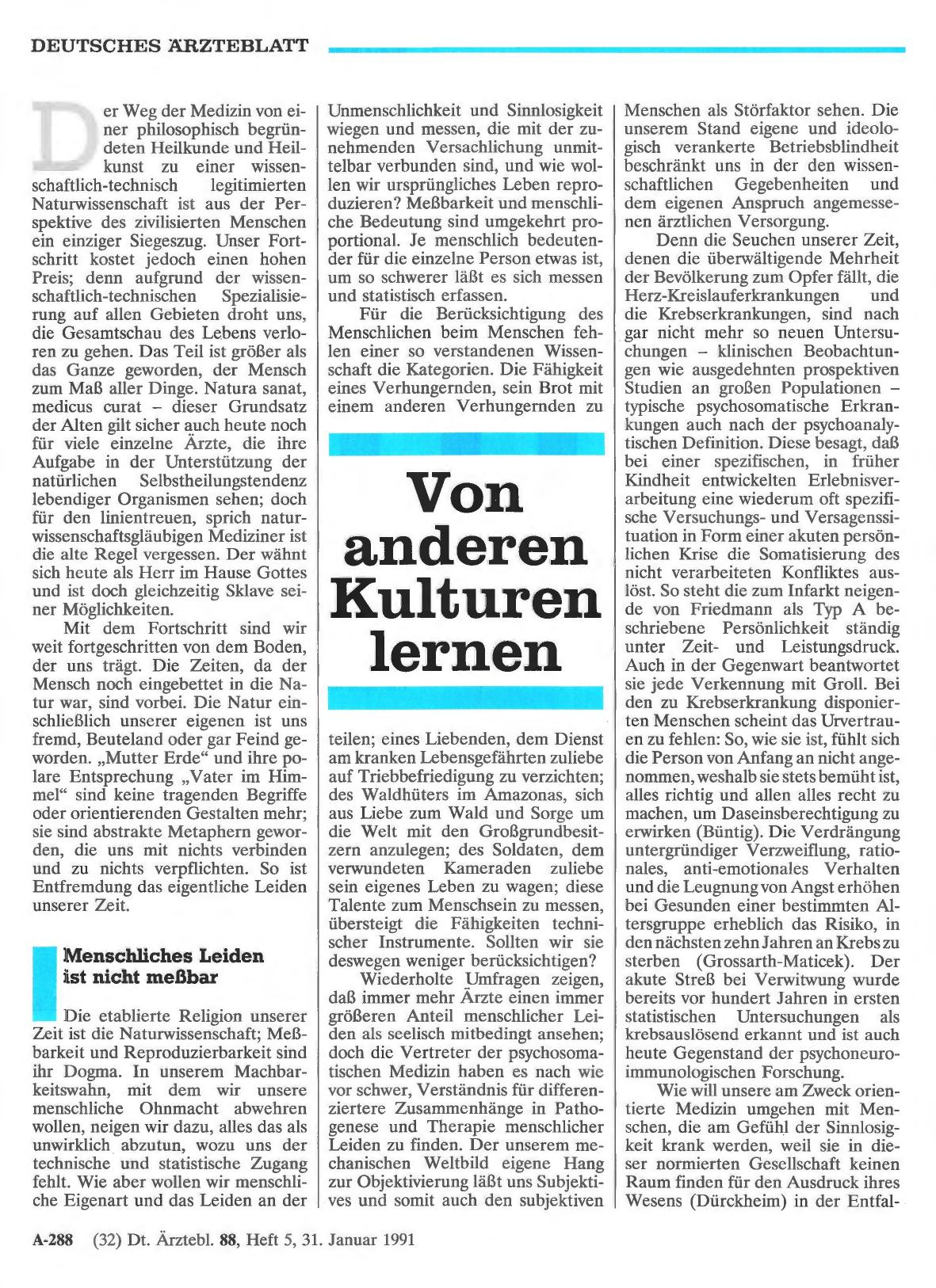 Vorschauseite 1: Von anderen Kulturen lernen
