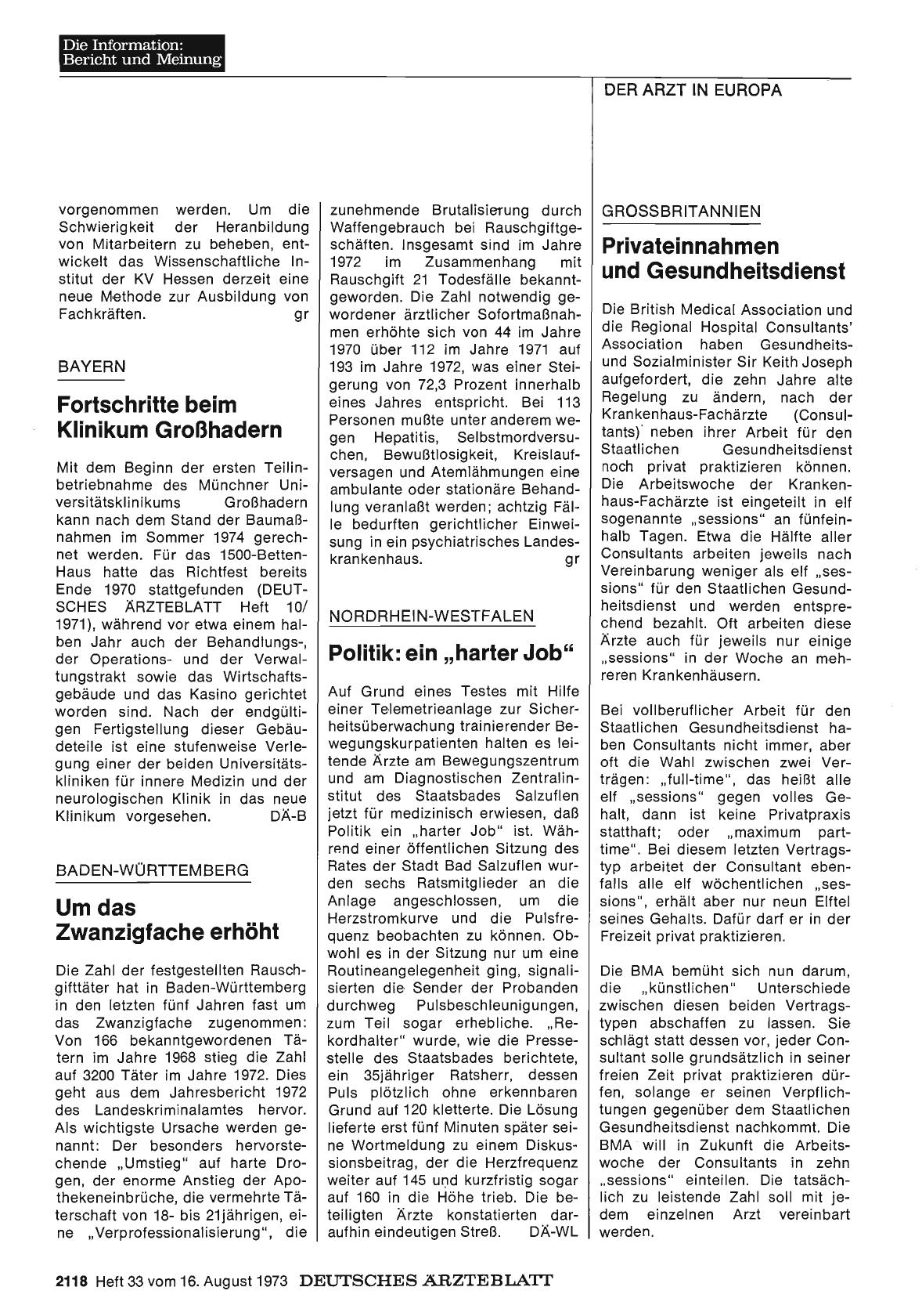 Vorschauseite 1: Großbritannien: Privateinnahmen und Gesundheitsdienst