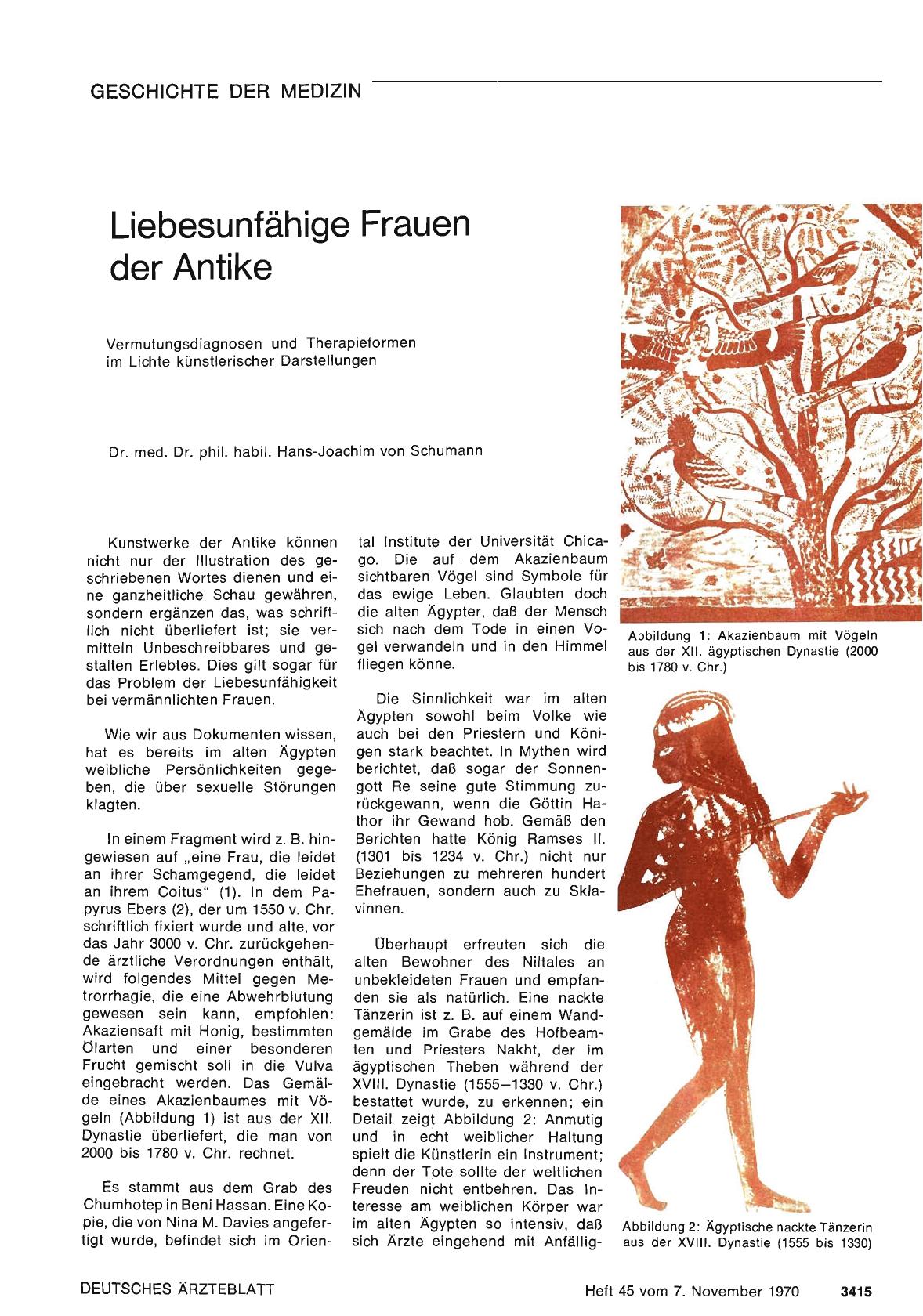 Vorschauseite 1: Liebesunfähige Frauen der Antike
