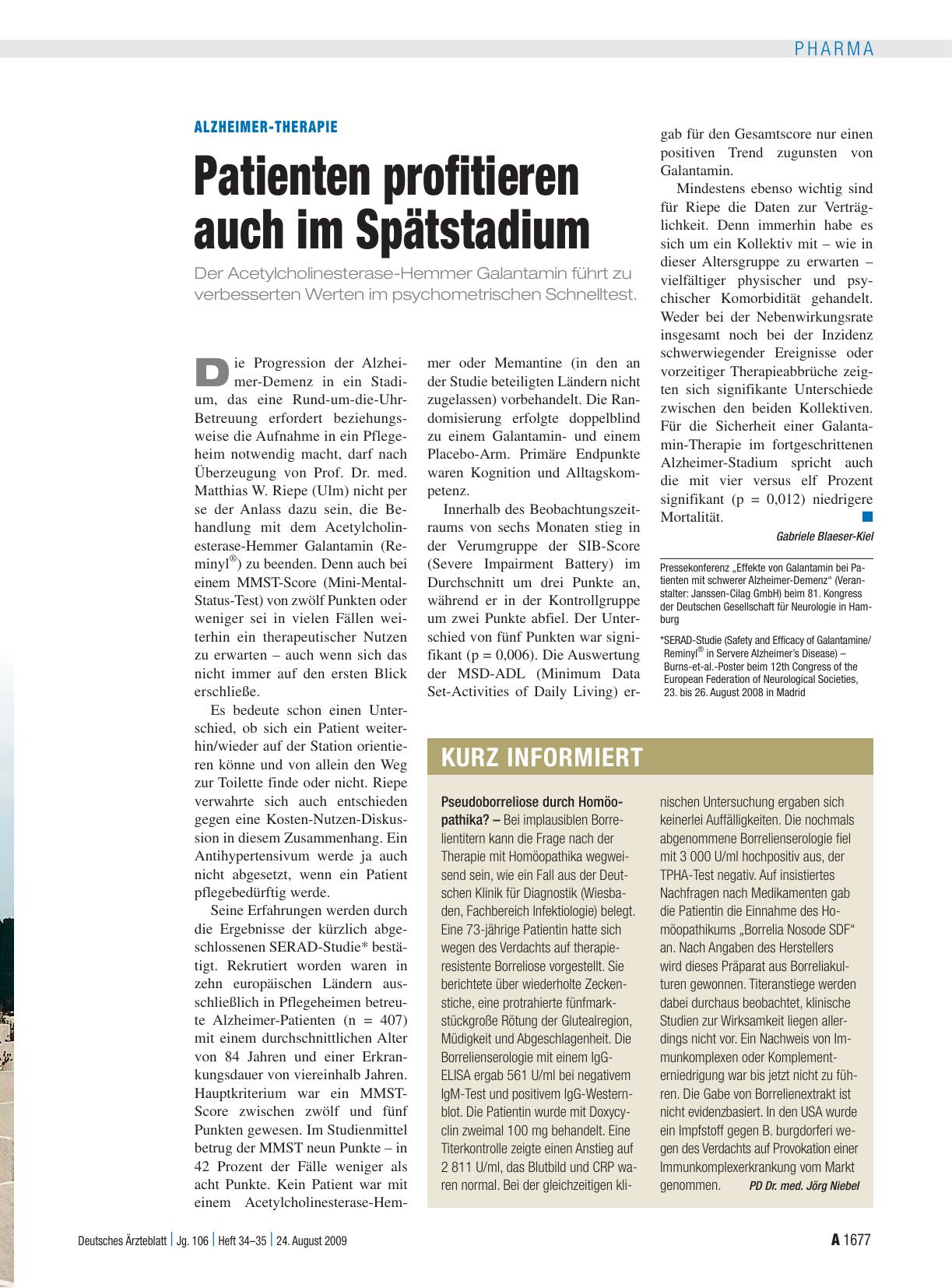Vorschauseite 1: Kurz informiert