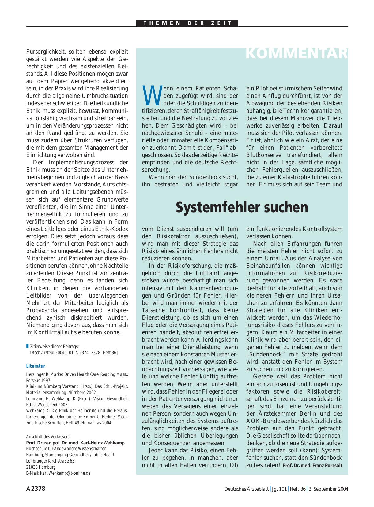 Vorschauseite 1: Systemfehler suchen