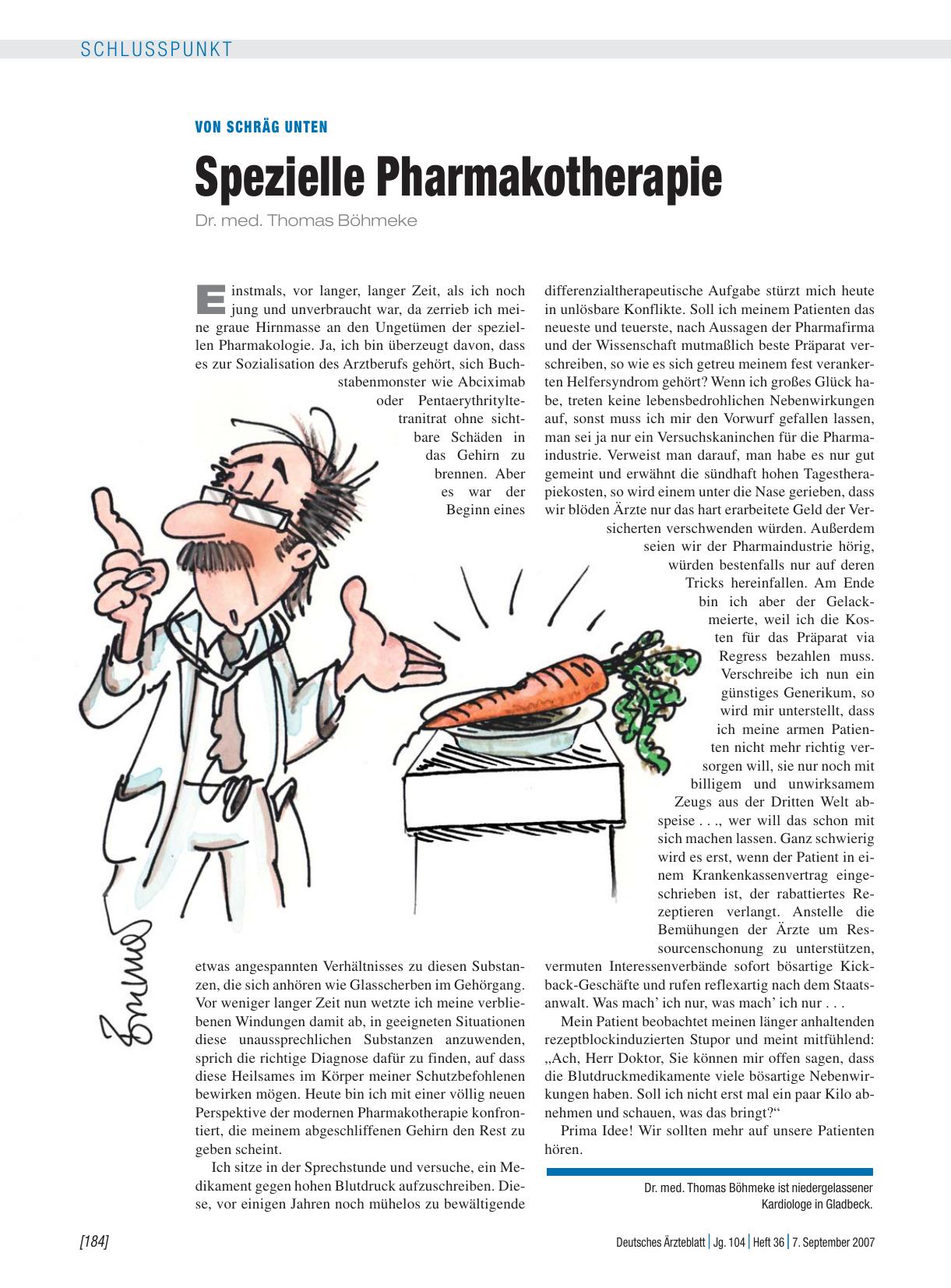 Vorschauseite 1: Von schräg unten: Spezielle Pharmakotherapie