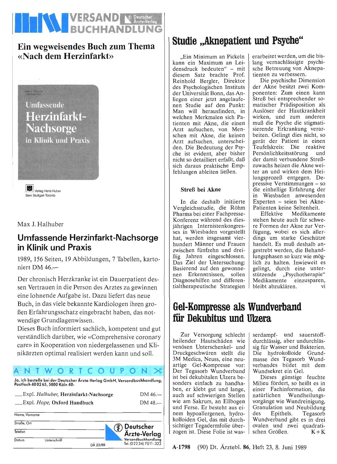 Vorschauseite 1: Studie Aknepatient und Psyche“