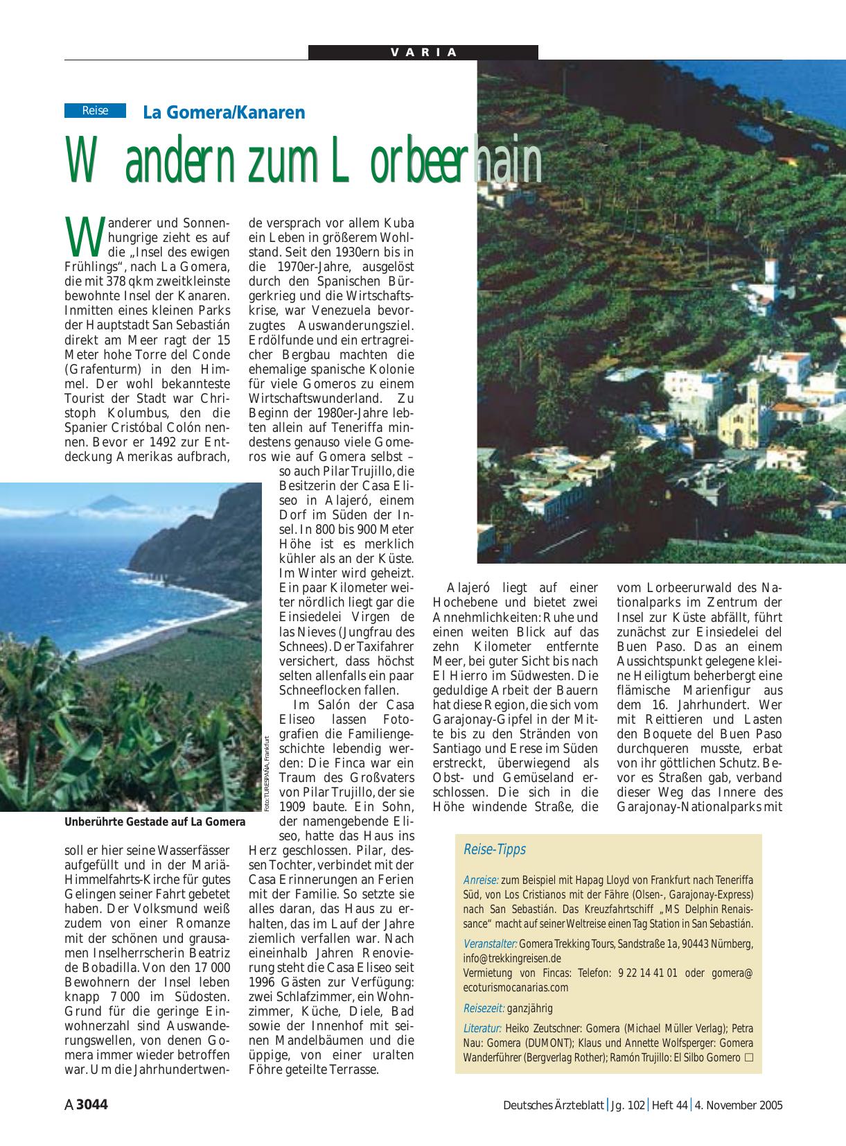 Vorschauseite 1: La Gomera/Kanaren: Wandern zum Lorbeerhain
