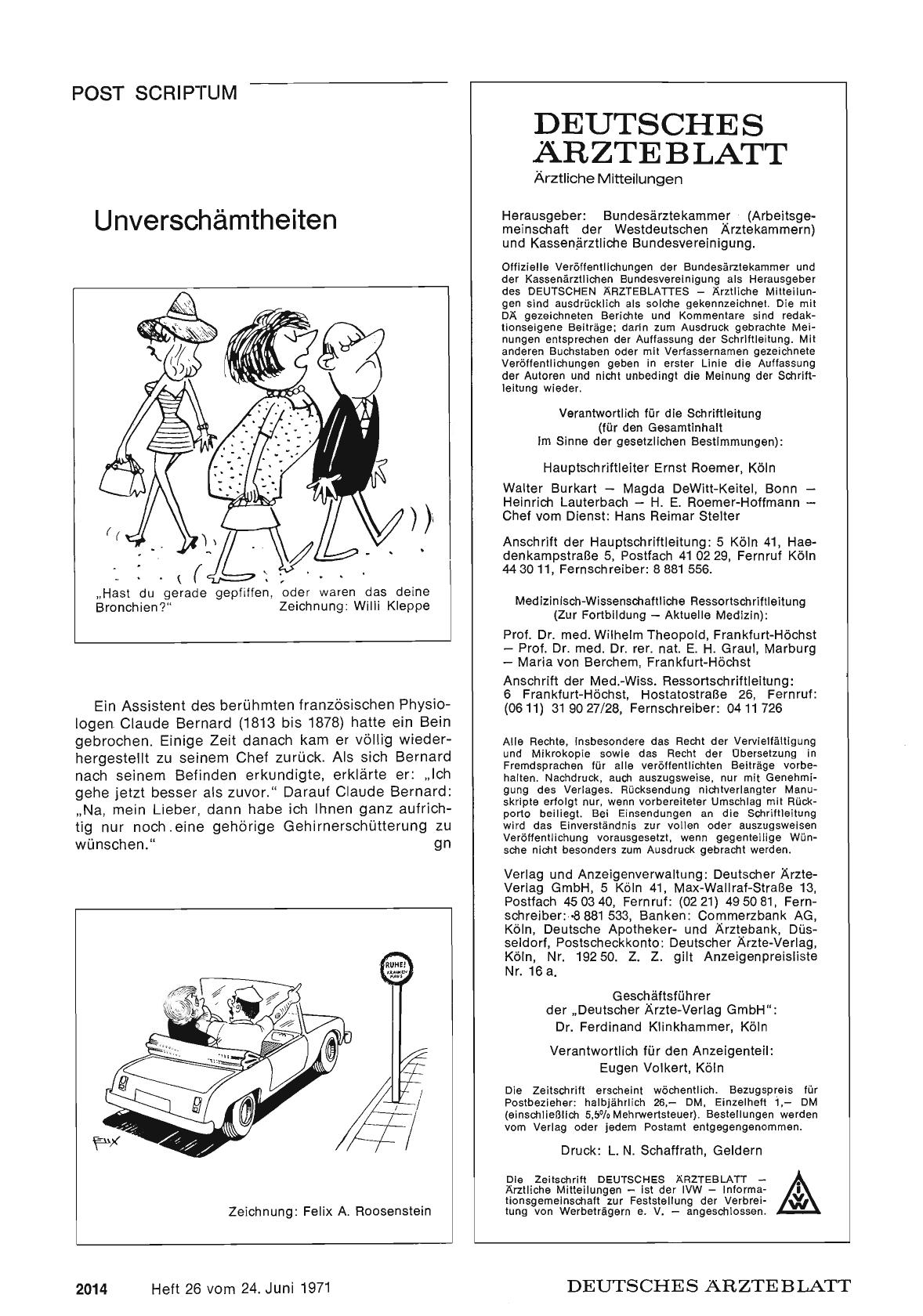Vorschauseite 1: Unverschämtheiten