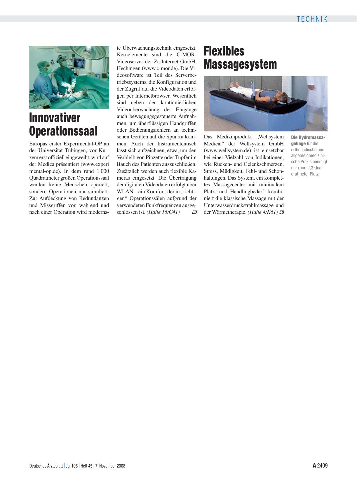 Vorschauseite 1: Innovativer Operationssaal