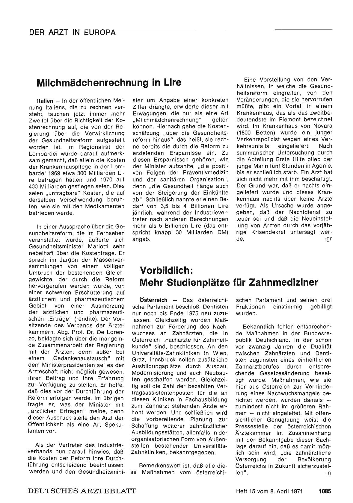 Vorschauseite 1: Vorbildlich: Mehr Studienplätze für Zahnmediziner