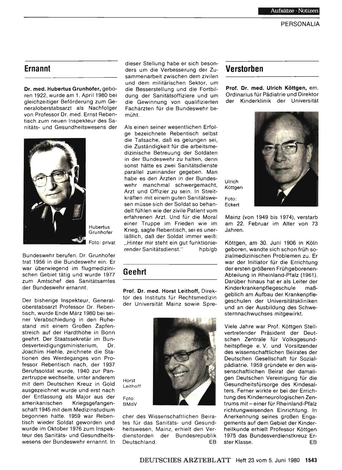 Vorschauseite 1: Geehrt