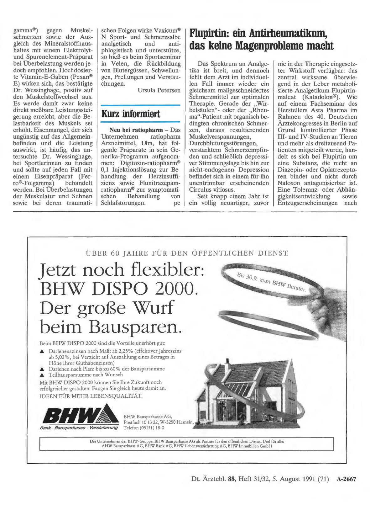 Vorschauseite 1: Flupirtin: ein Antirheurnatikum, das keine Magenprobleme macht