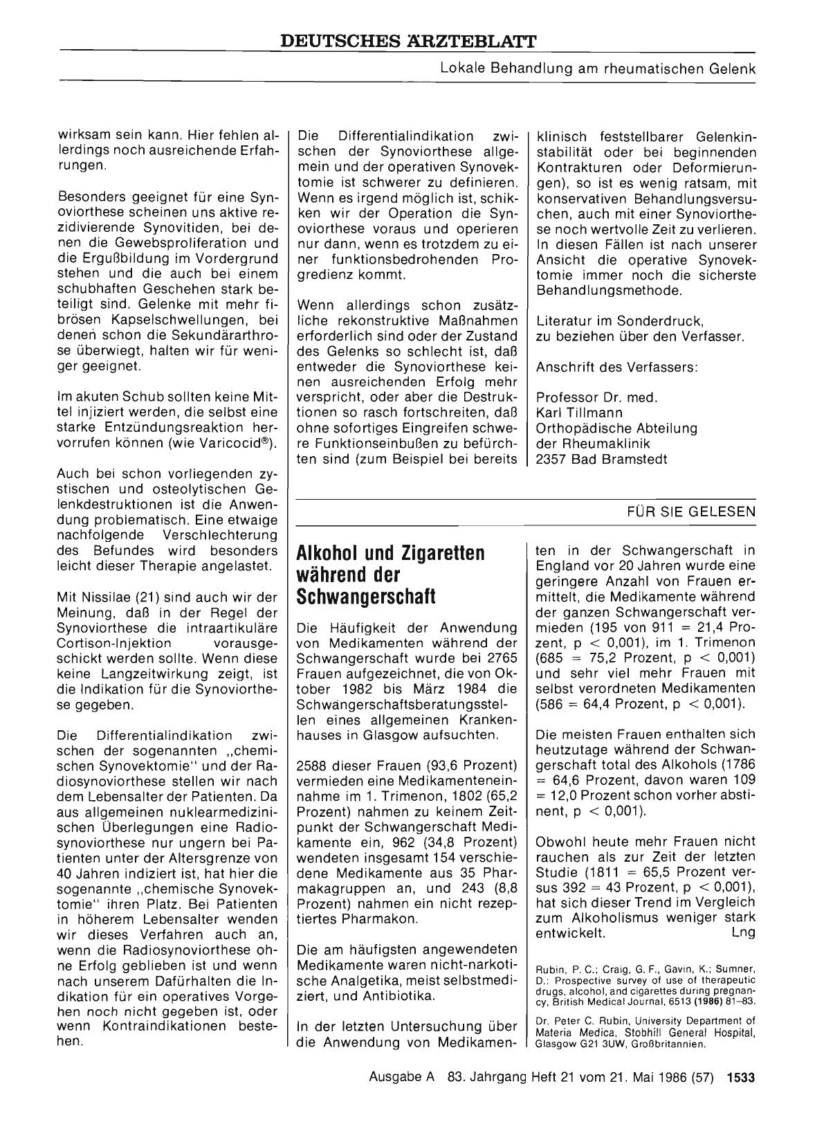 Vorschauseite 1: Alkohol und Zigaretten während der Schwangerschaft