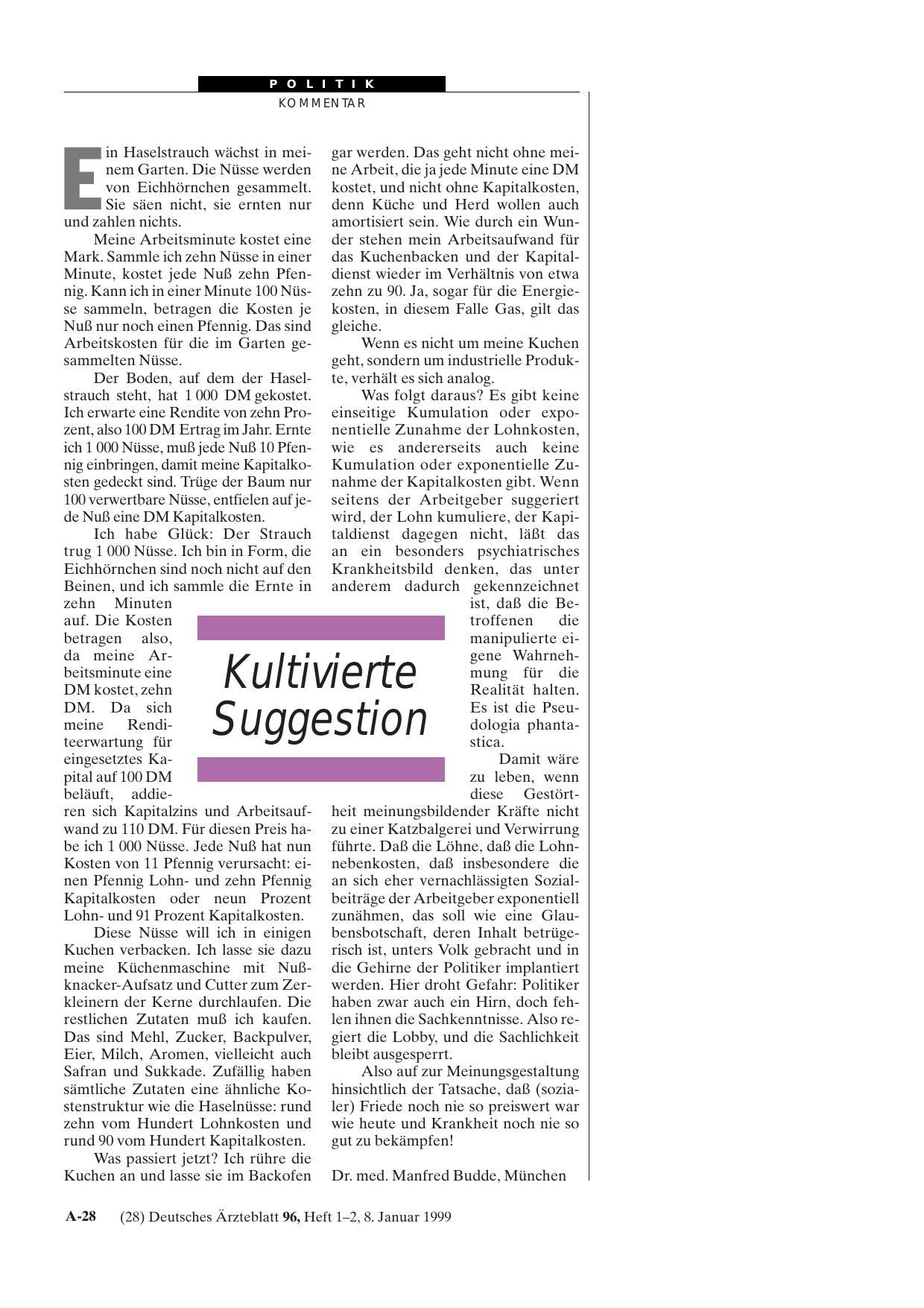 Vorschauseite 1: Kultivierte Suggestion
