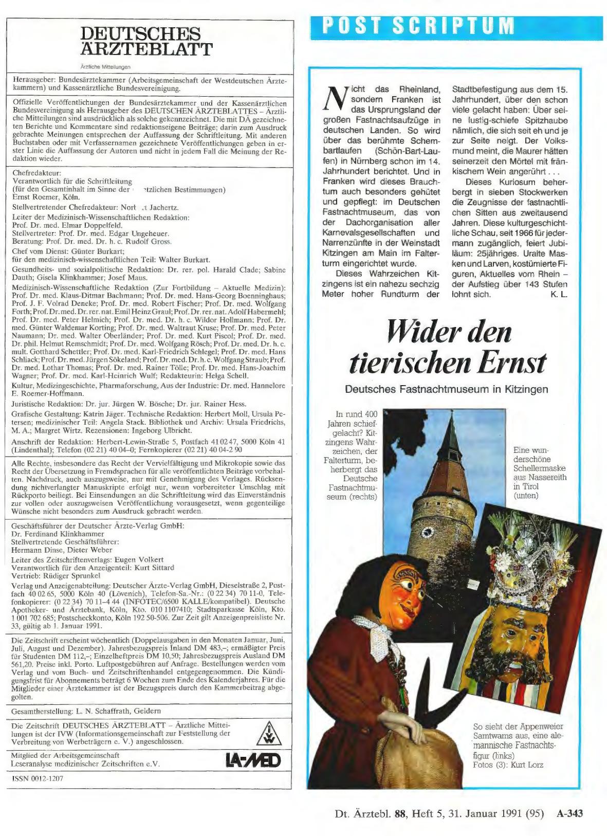 Vorschauseite 1: Wider den tierischen Ernst