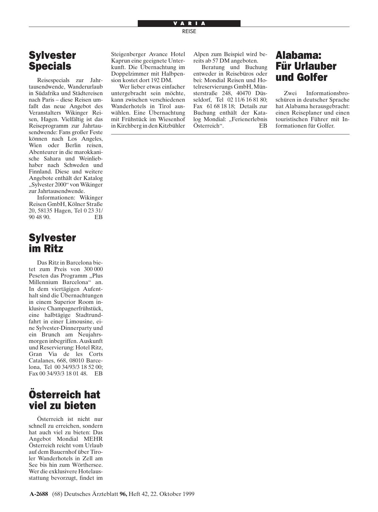 Vorschauseite 1: Sylvester im Ritz