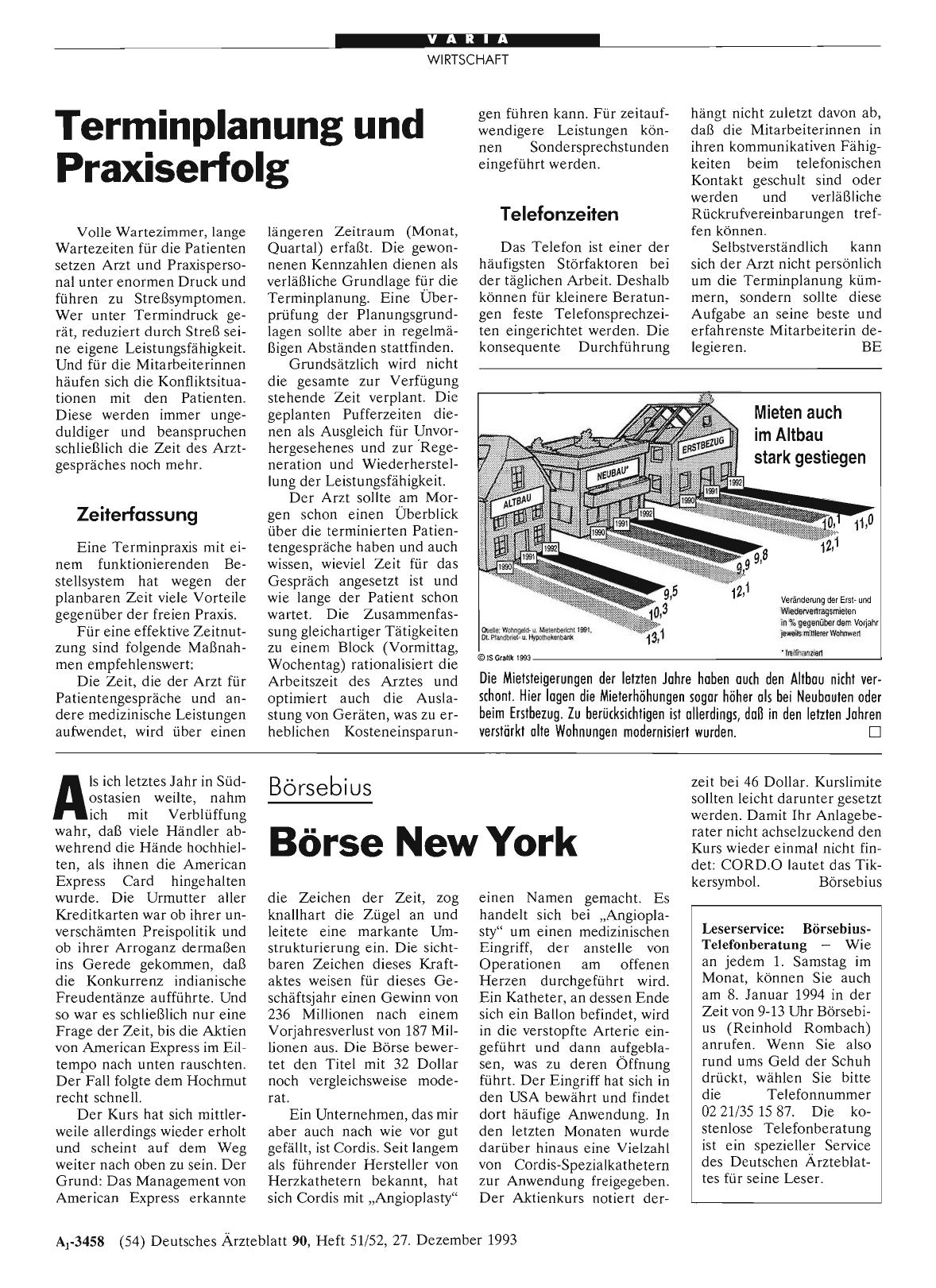 Vorschauseite 1: Börsebius: Börse New York
