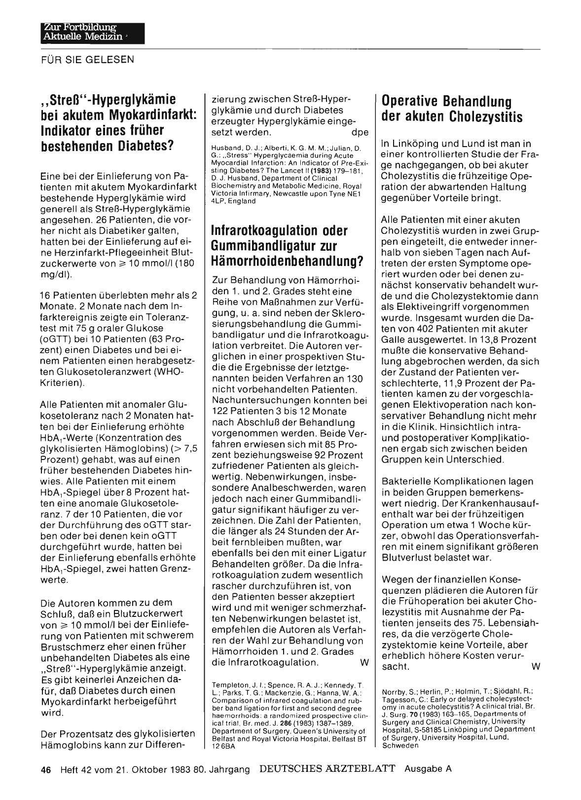 Vorschauseite 1: Operative Behandlung der akuten Cholezystitis
