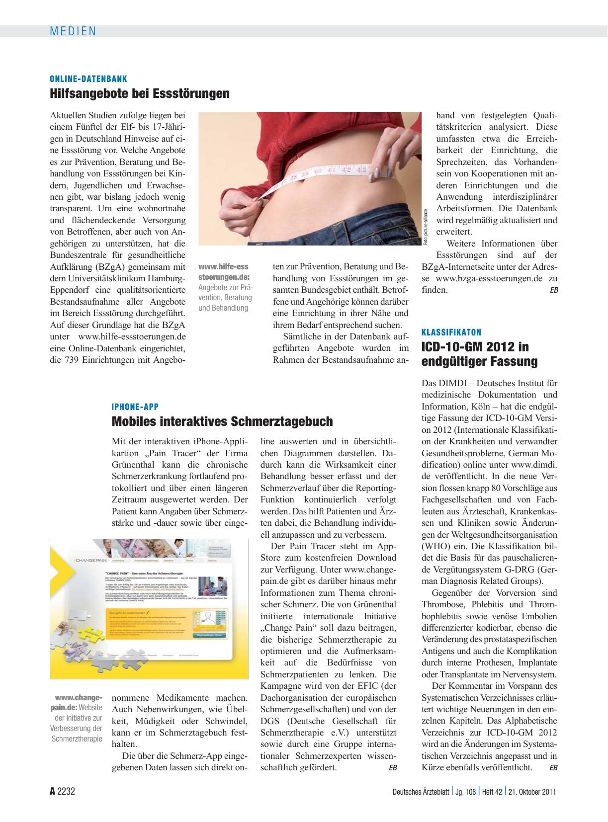 Vorschauseite 1: iPhone-App: Mobiles interaktives Schmerztagebuch