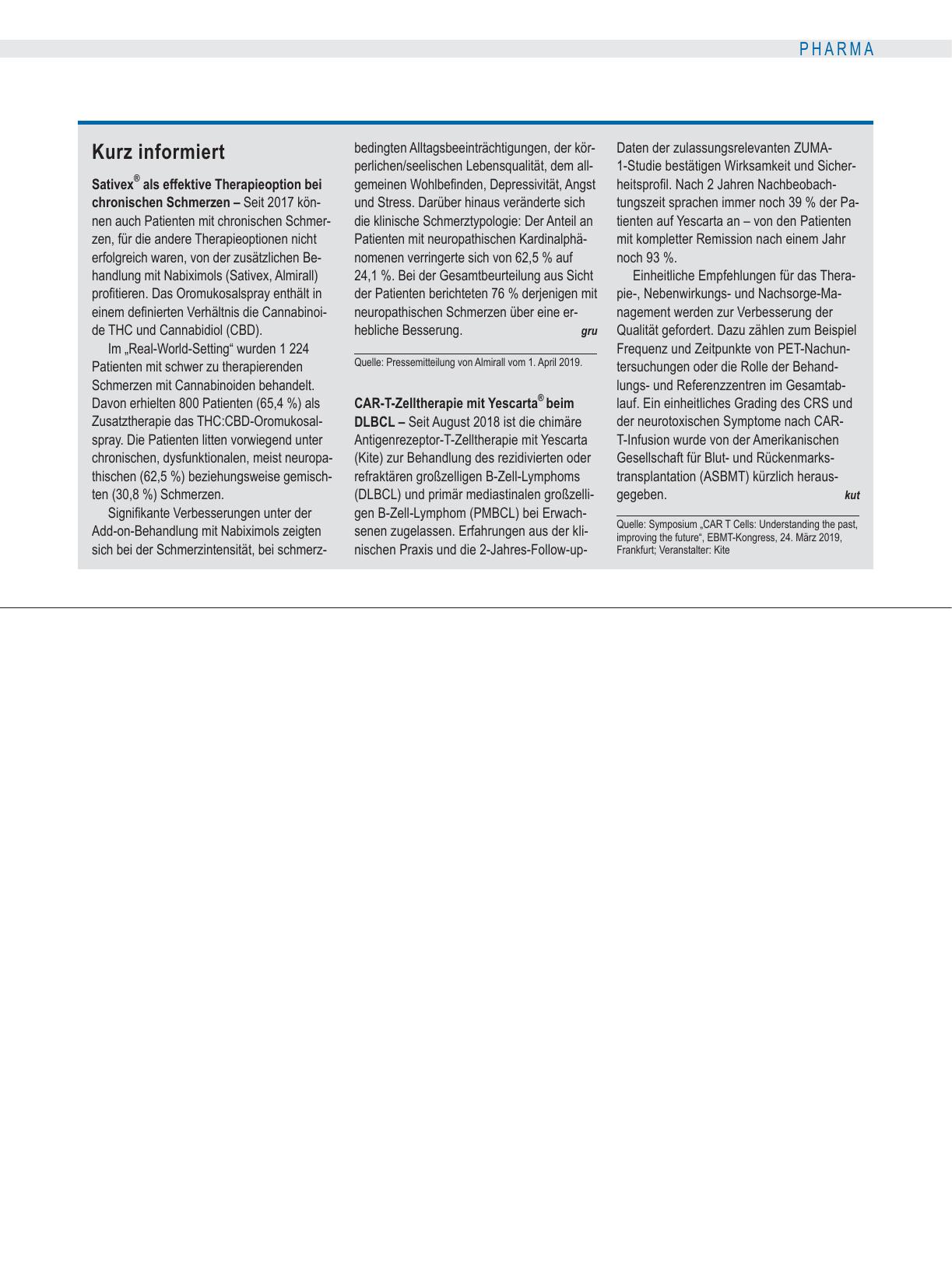 Vorschauseite 1: Kurz informiert
