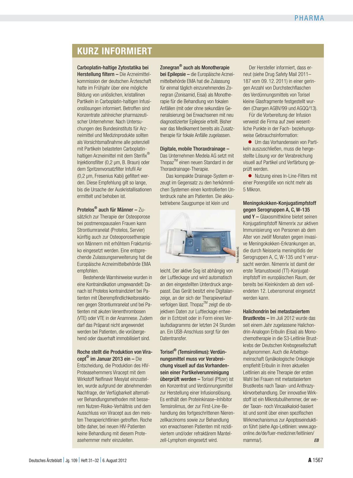 Vorschauseite 1: Kurz informiert