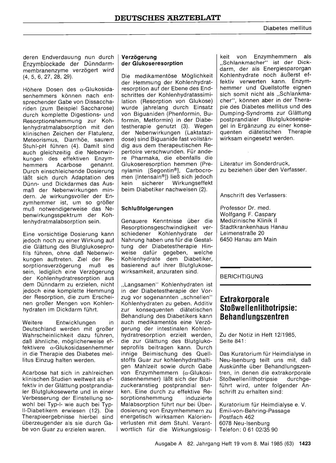 Vorschauseite 1: Extrakorporale Stoßwellenlithotripsie: Behandlungszentren