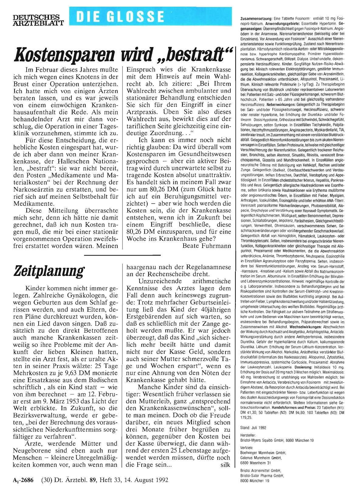 Vorschauseite 1: Zeitplanung