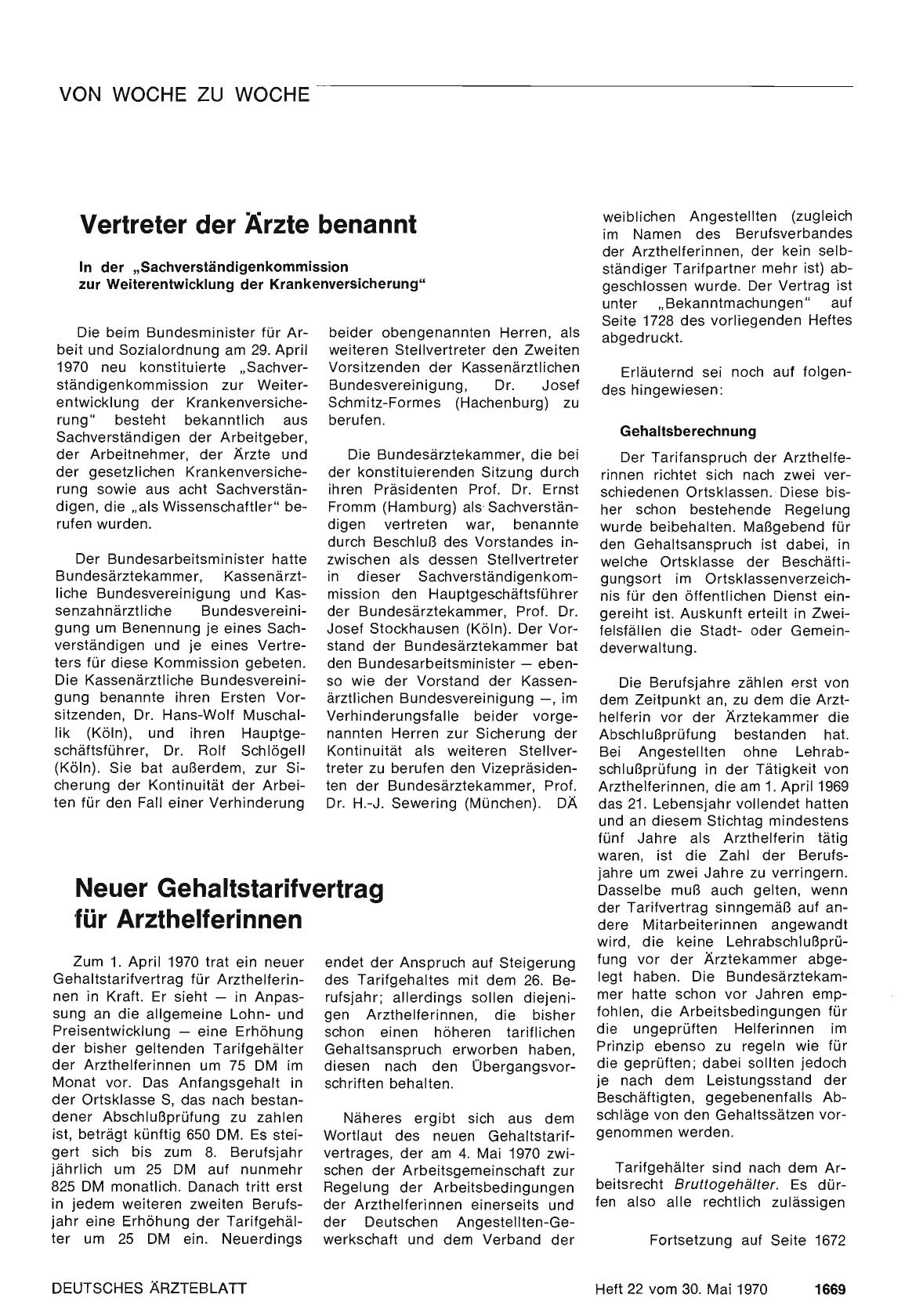 Vorschauseite 1: Vertreter der Ärzte benannt