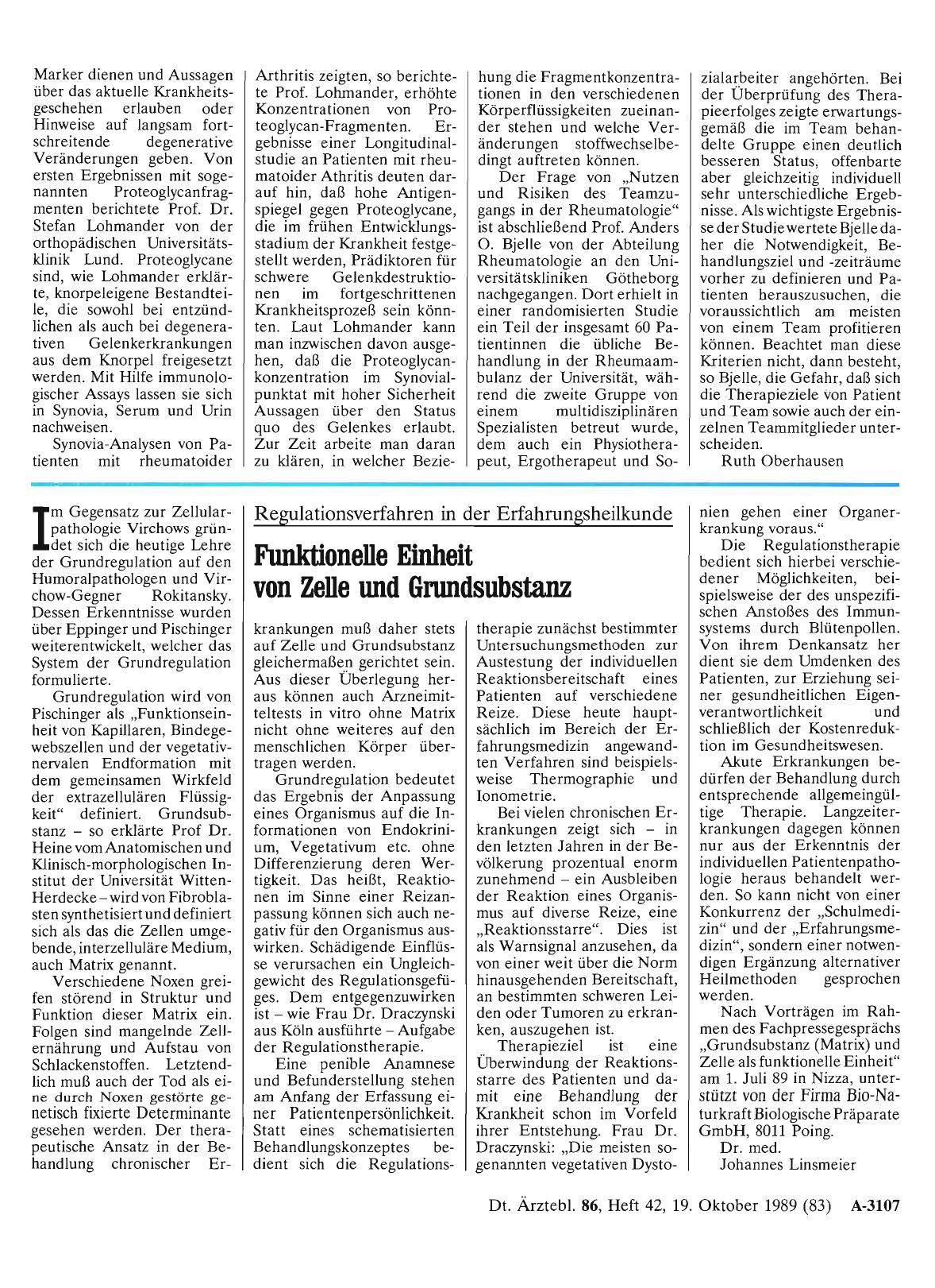 Vorschauseite 1: Regulationsverfahren in der Erfahrungsheilkunde: Funktionelle Einheit von Zelle und Grundsubstanz