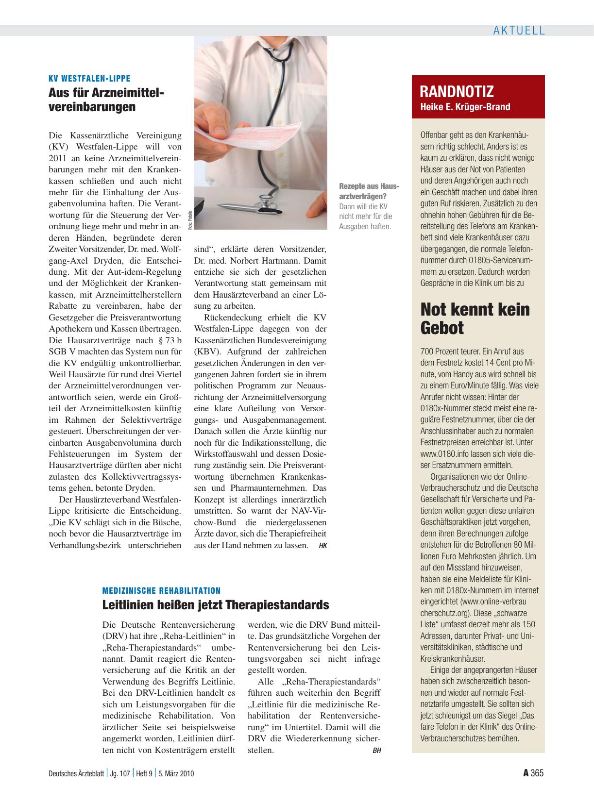 Vorschauseite 1: Randnotiz: Not kennt kein Gebot