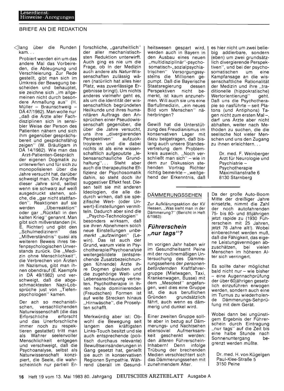 Vorschauseite 1: DÄMMERUNGSSEHEN: Führerschein „nur tags“?