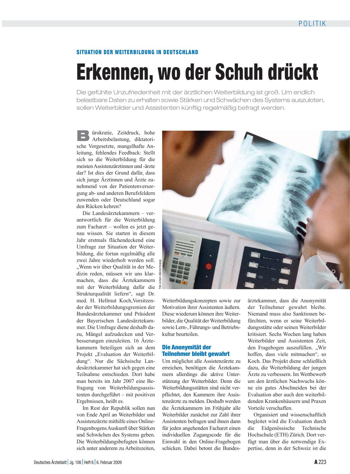Vorschauseite 1: Situation der Weiterbildung in Deutschland: Erkennen, wo der Schuh drückt