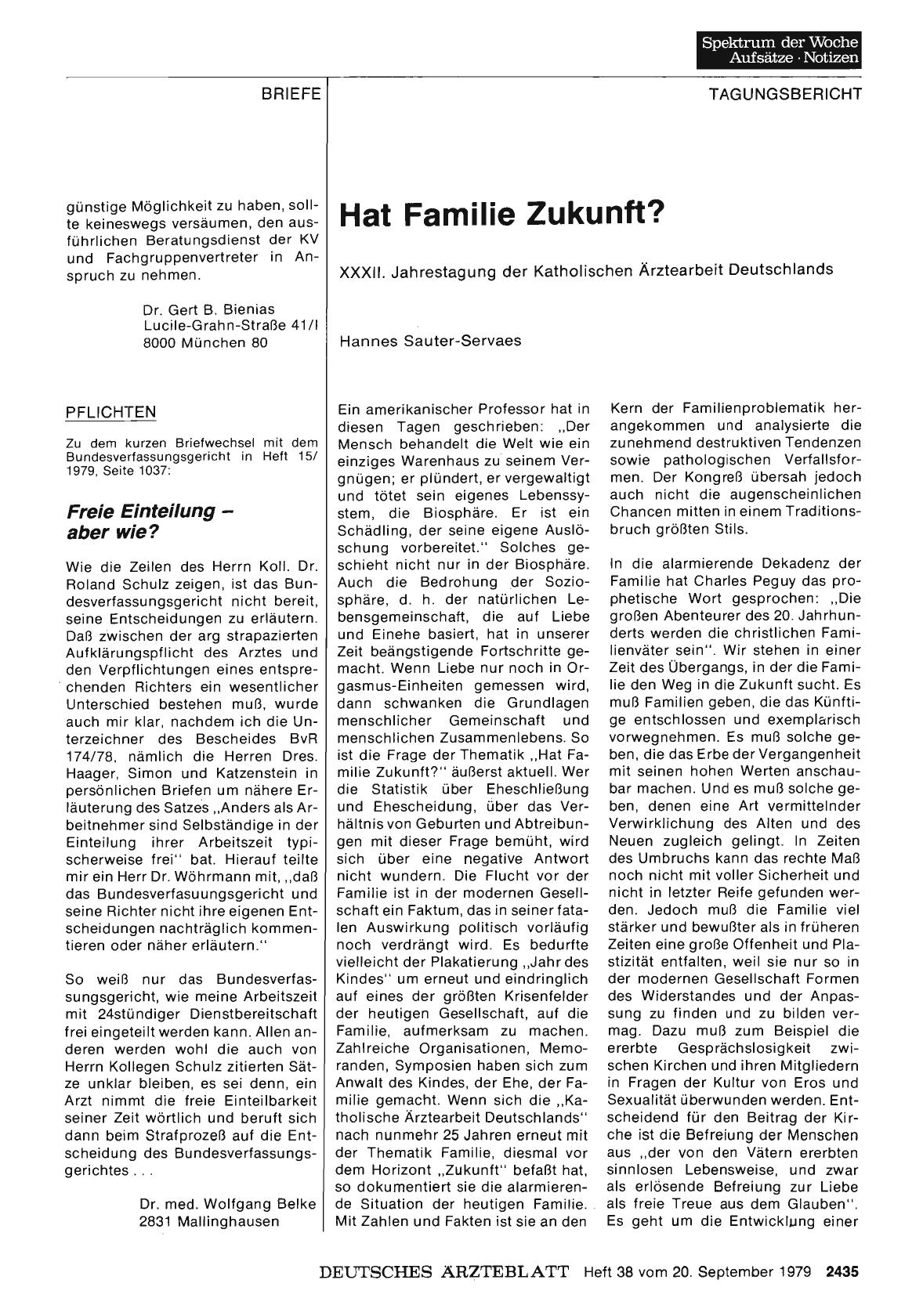 Vorschauseite 1: PFLICHTEN: Freie Einteilung - aber wie?