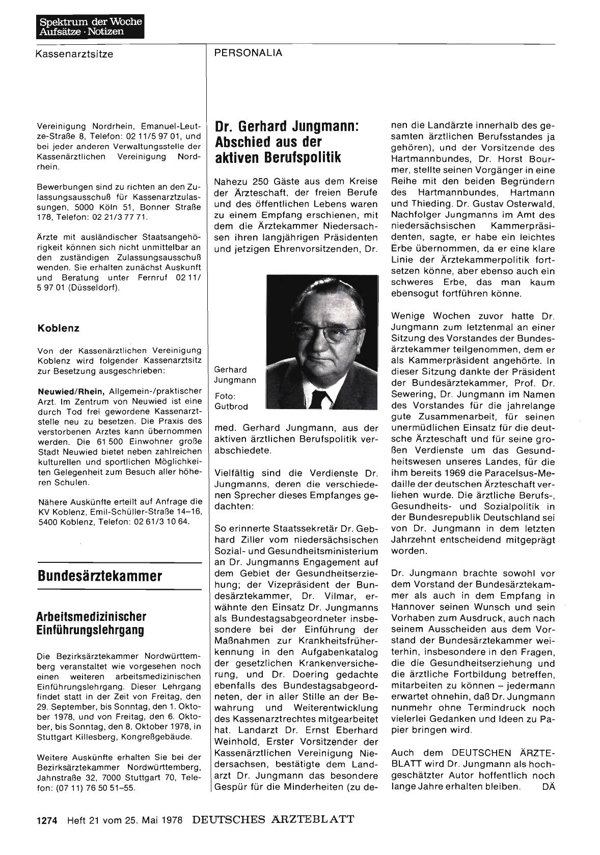 Vorschauseite 1: Bundesärztekammer