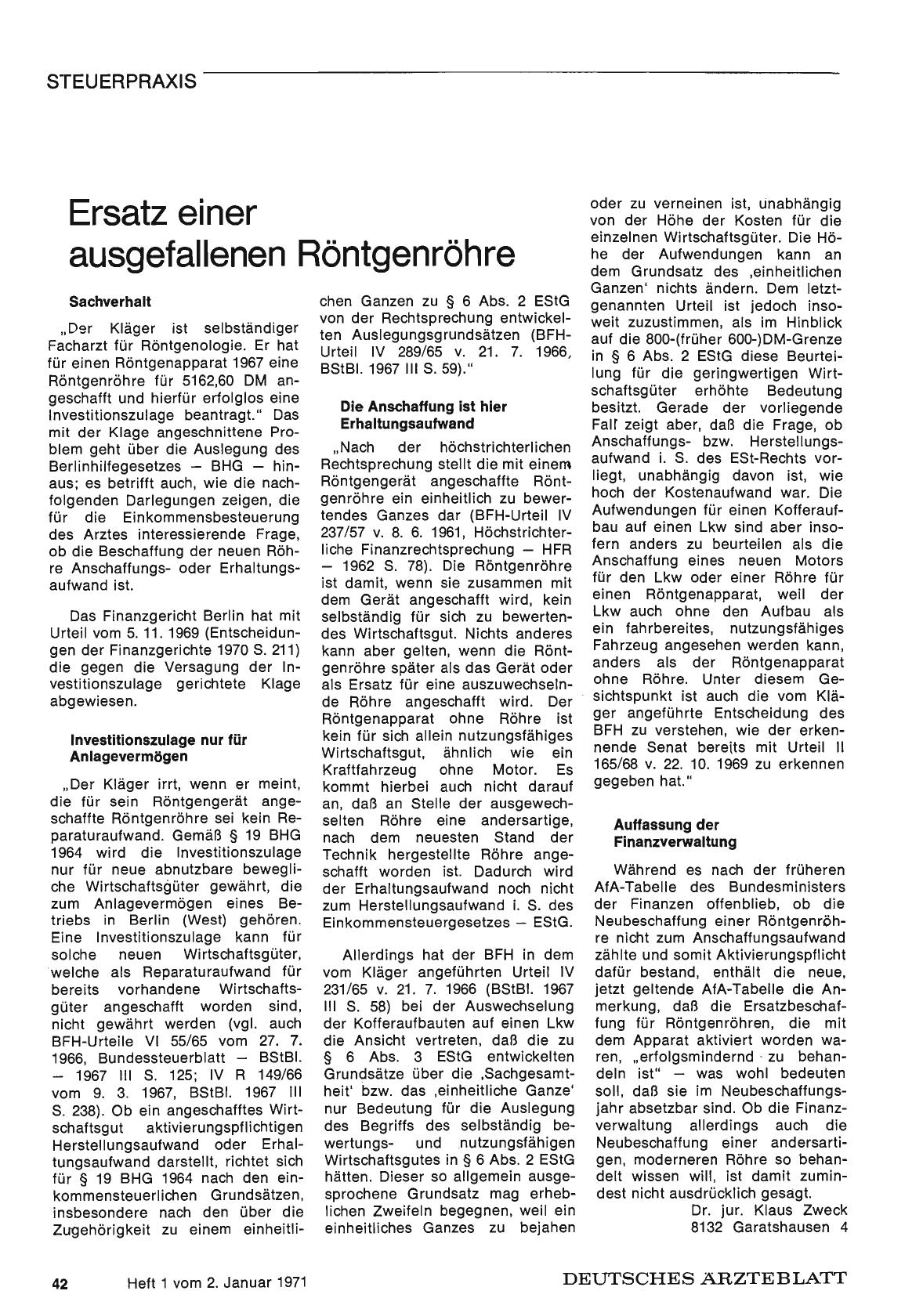 Vorschauseite 1: Ersatz einer ausgefallenen Röntgenröhre