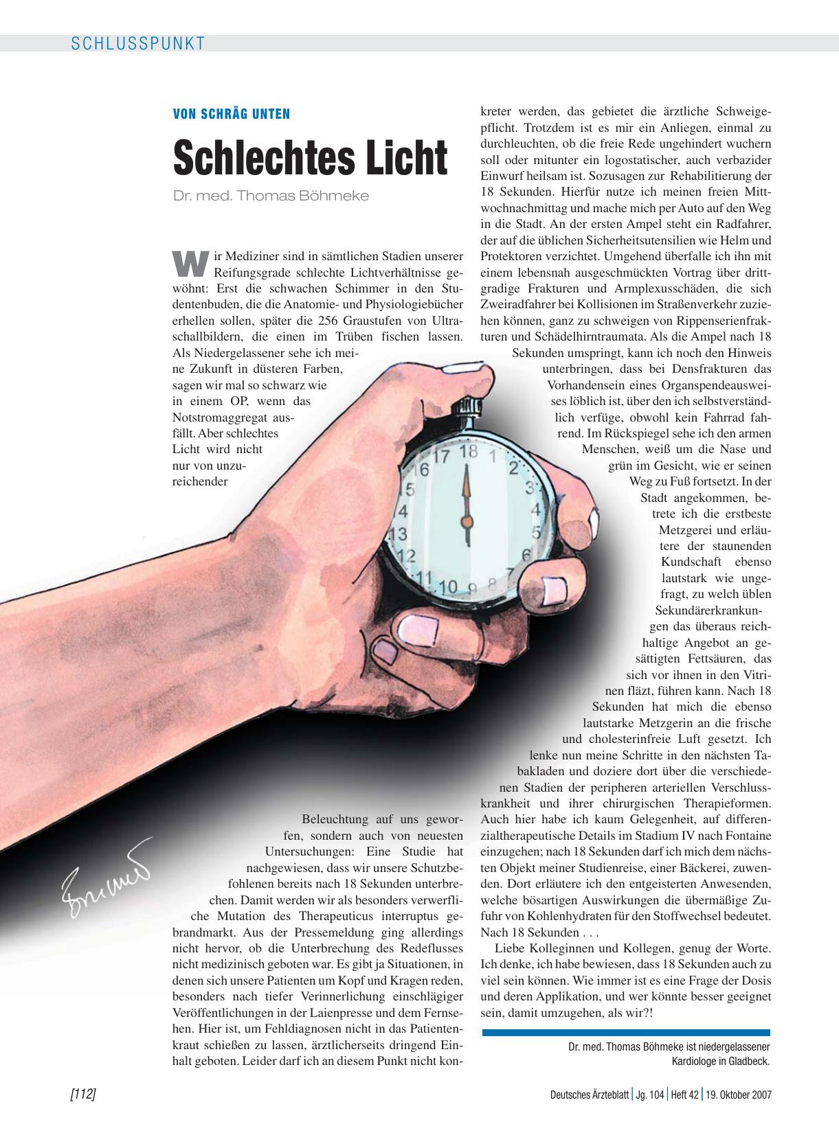 Vorschauseite 1: Von schräg unten: Schlechtes Licht