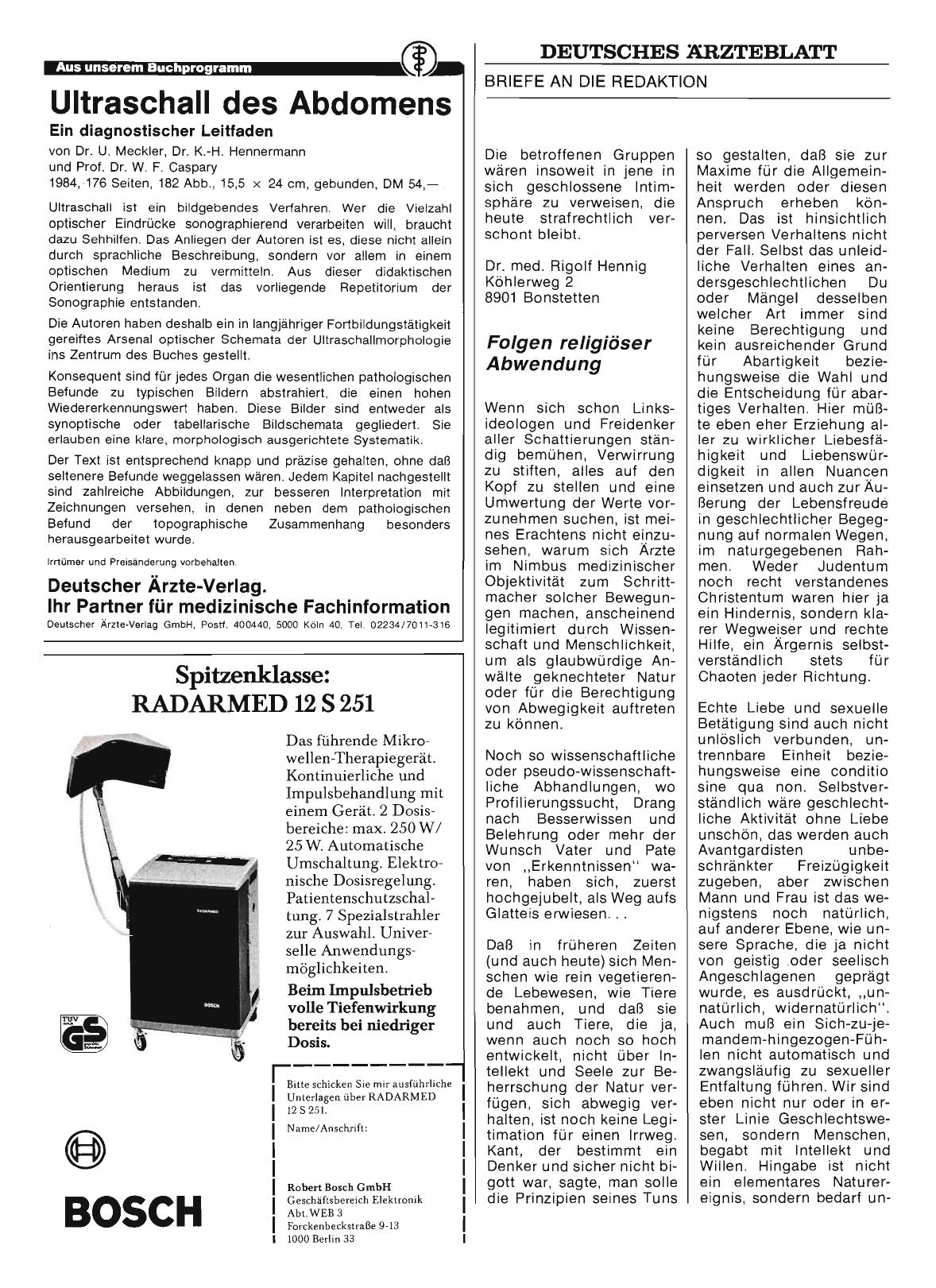 Vorschauseite 1: Die „Männerliebe“ hat Tradition: Folgen religiöser Abwendung