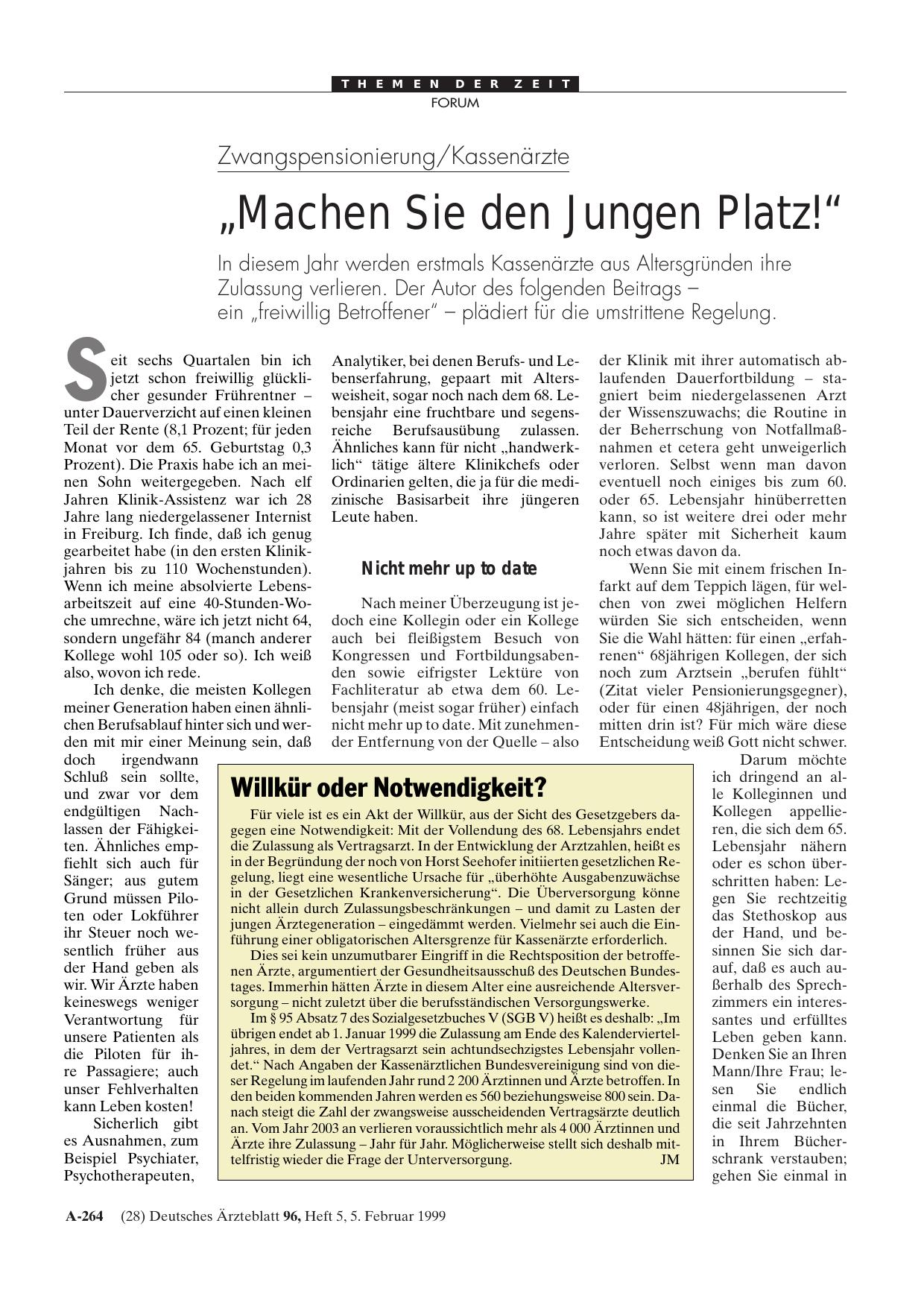 Vorschauseite 1: Willkür oder Notwendigkeit?
