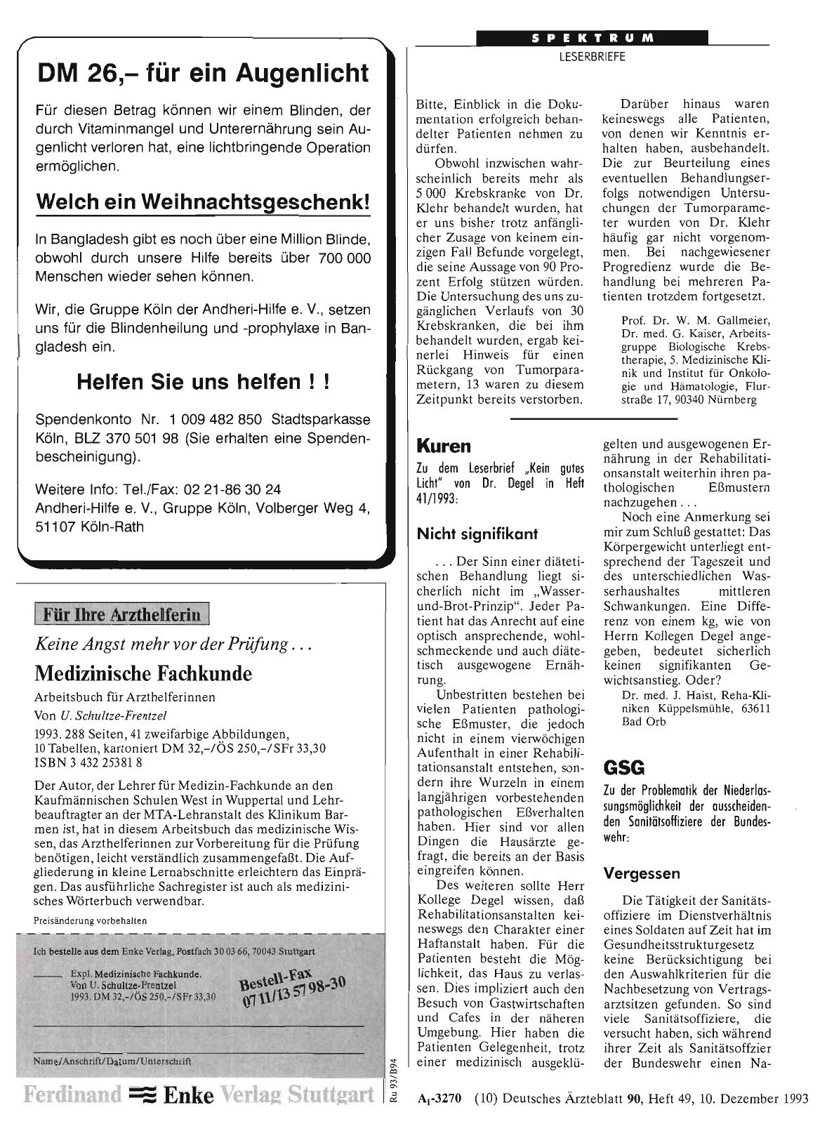 Vorschauseite 1: GSG: Vergessen