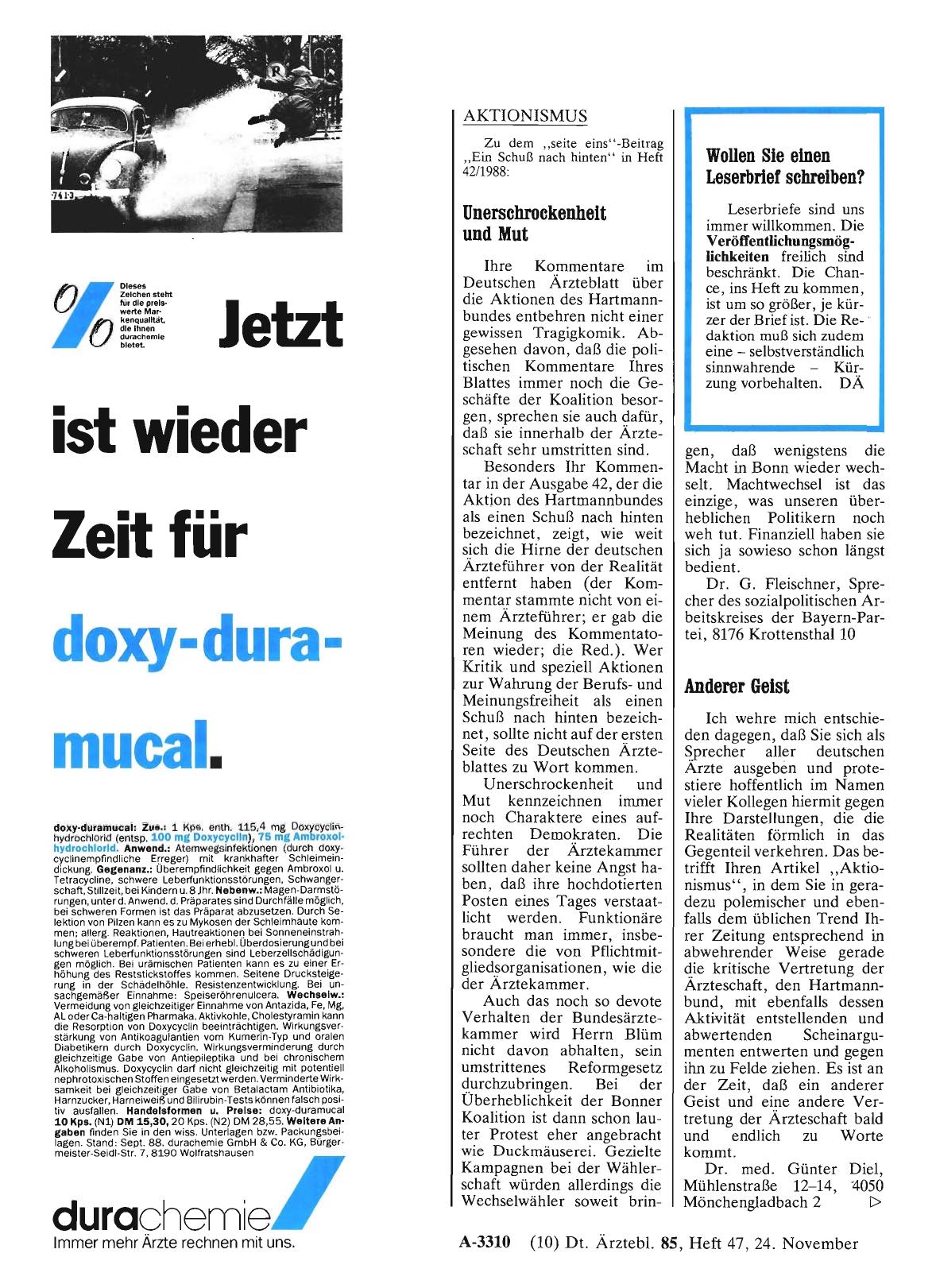 Vorschauseite 1: AKTIONISMUS: Anderer Geist