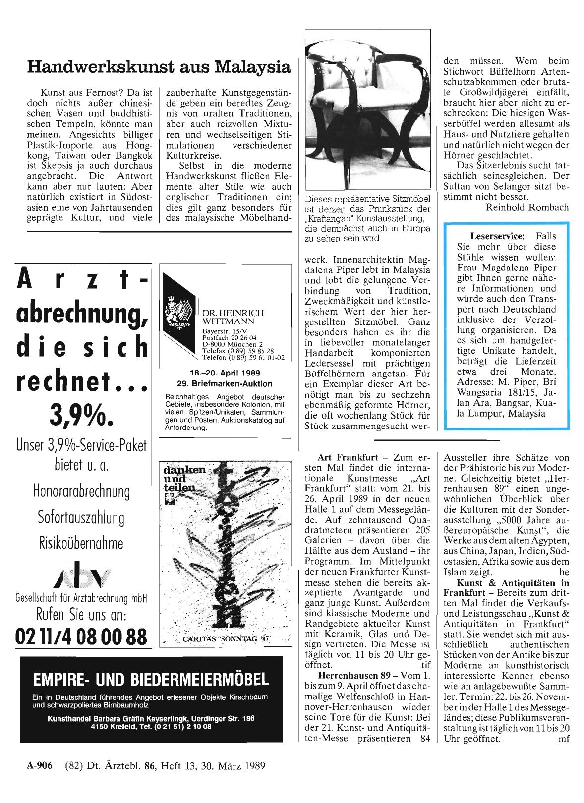 Vorschauseite 1: Art Frankfurt